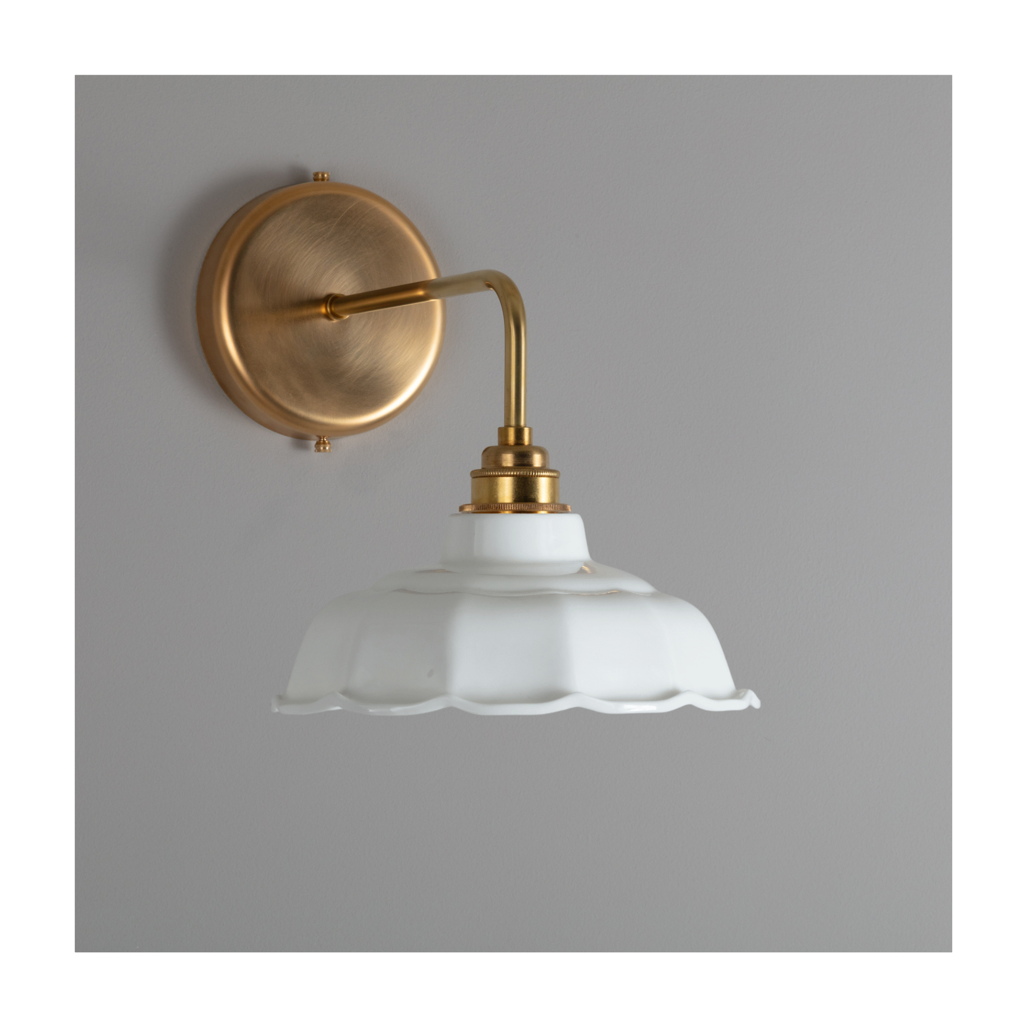 Avalon White Wall Light