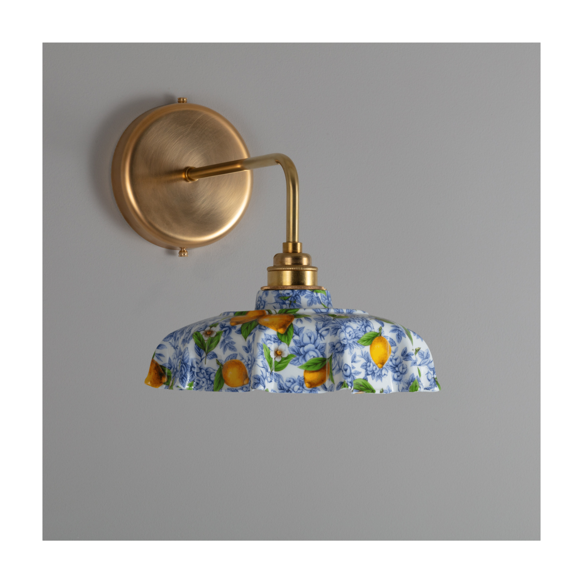 BATHROOM Citroens d'Azur Campbell Pattern Wall Light