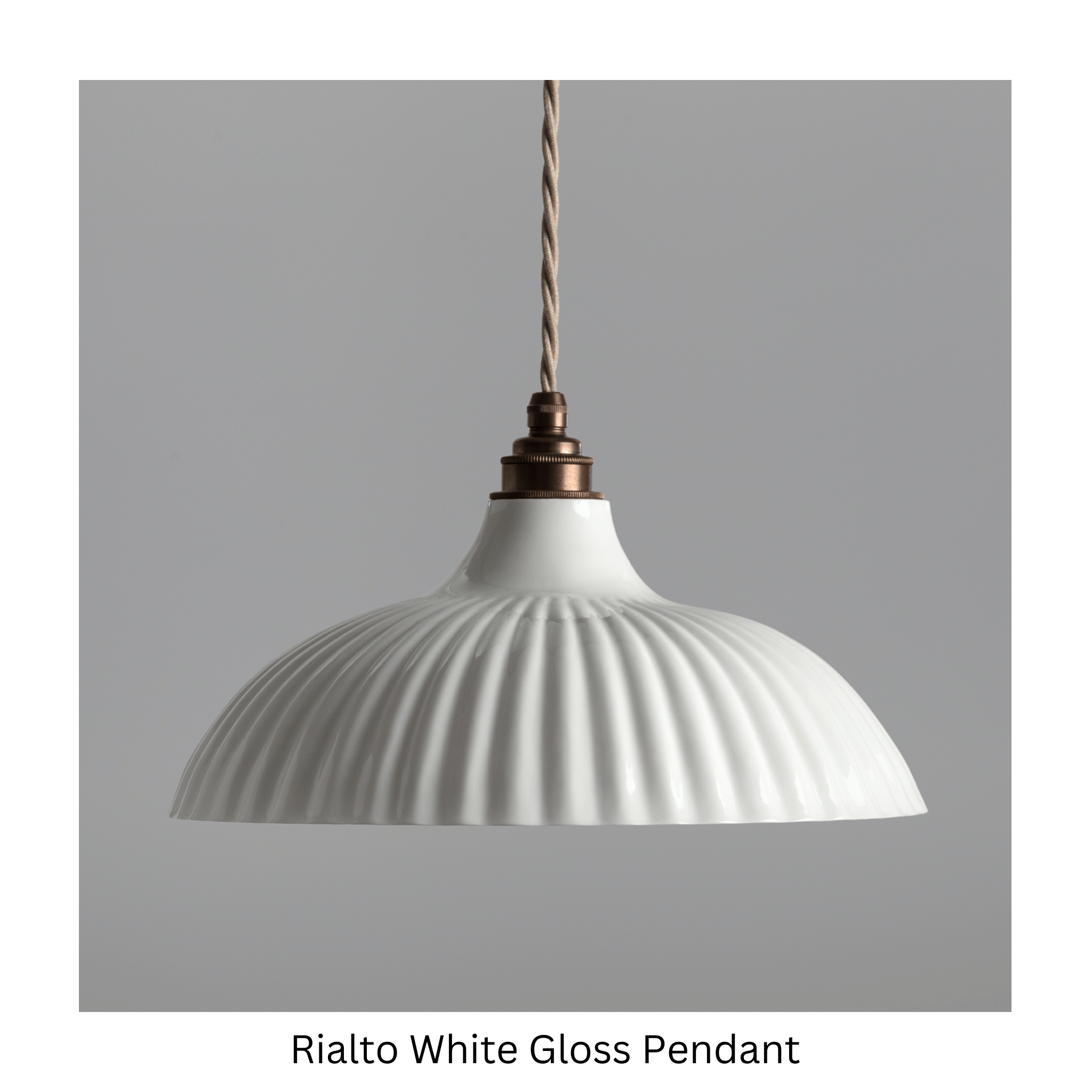 Rialto White Pendant