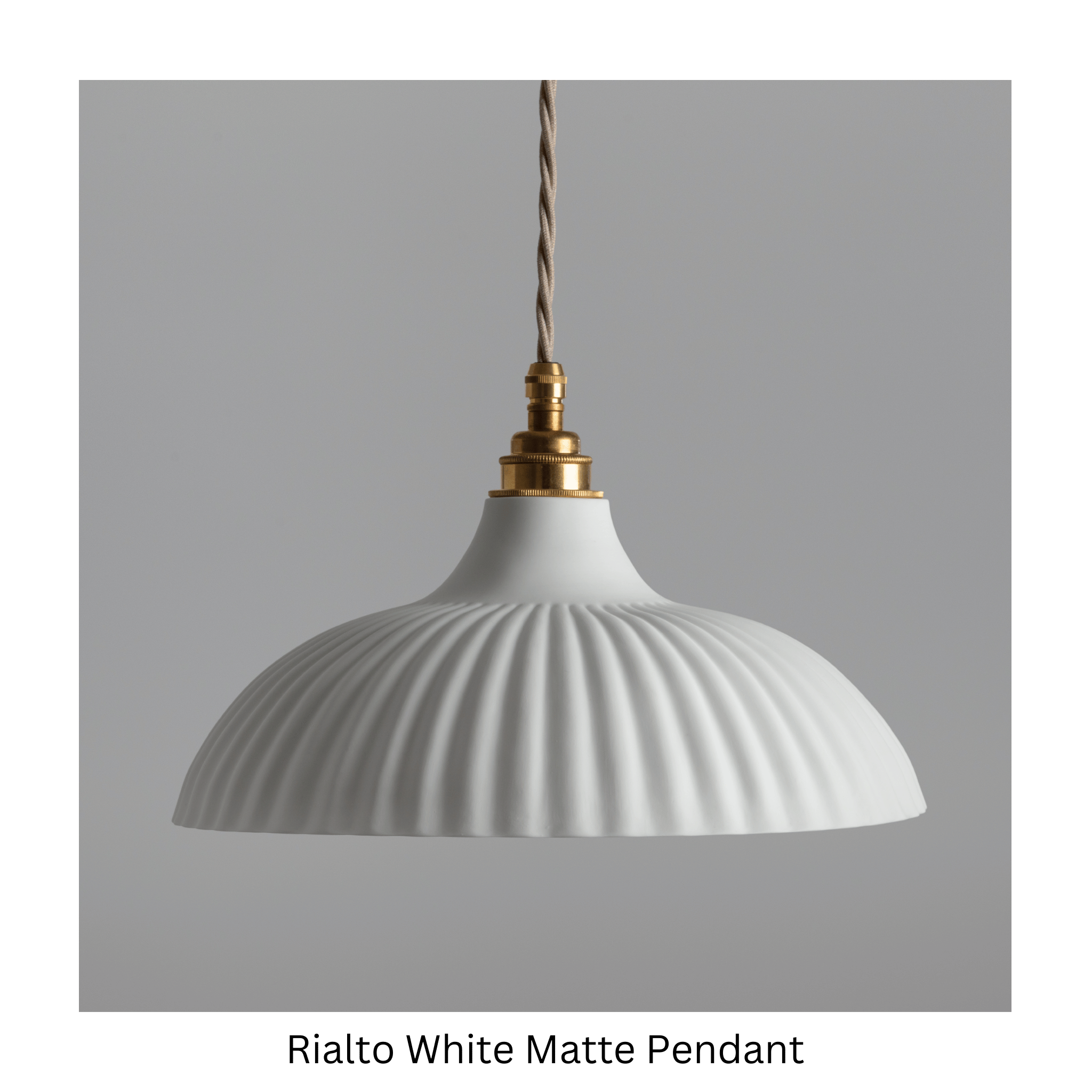 Rialto White Pendant
