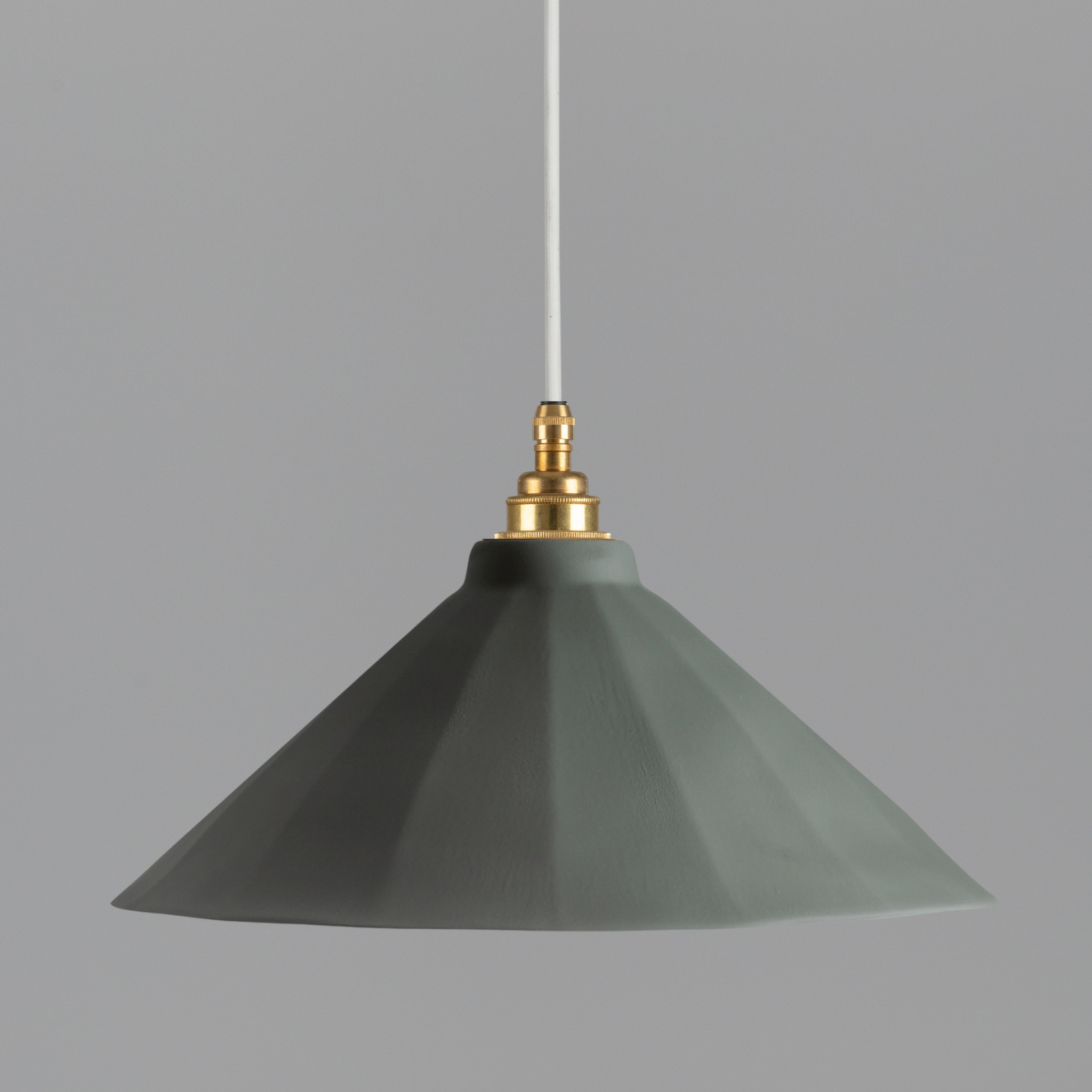 Adelaide Smoked Green Matte Colour Pendant