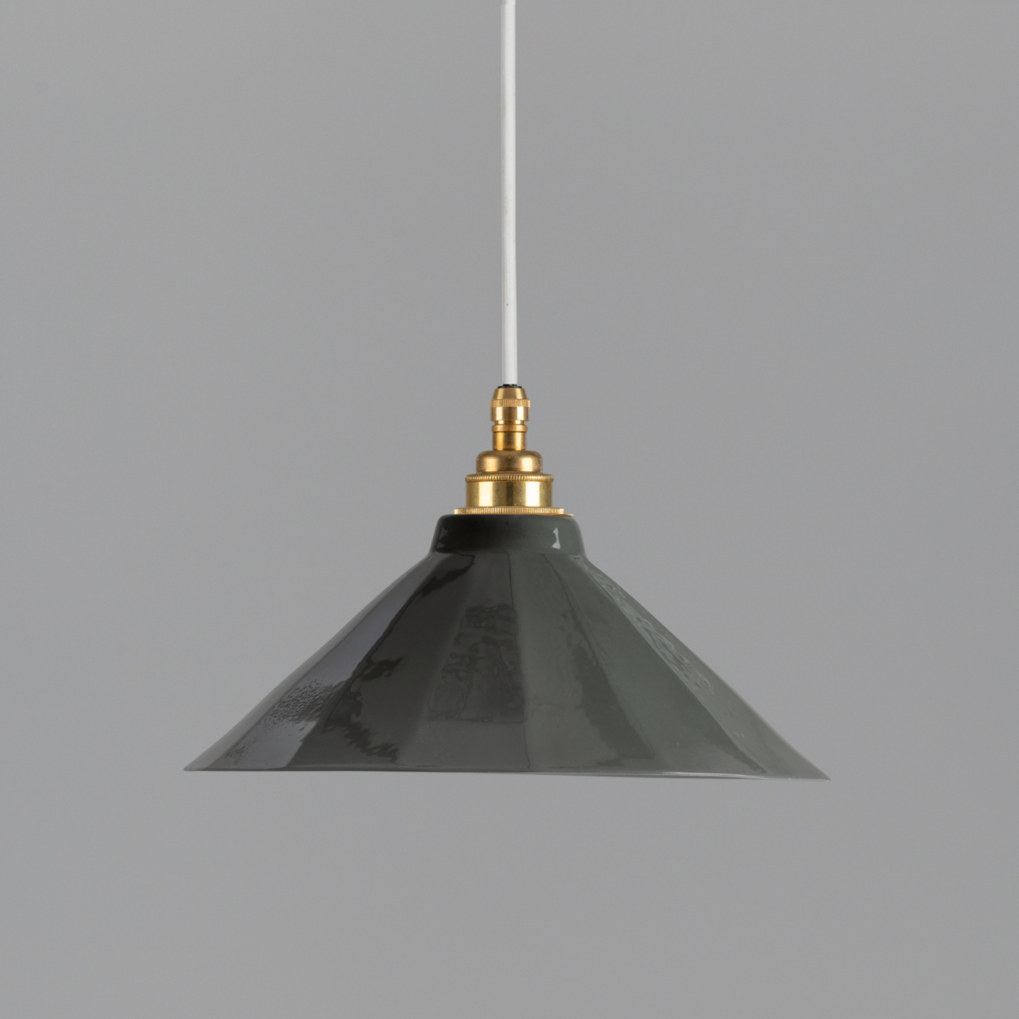 Adelaide Smoked Green Gloss Colour Pendant