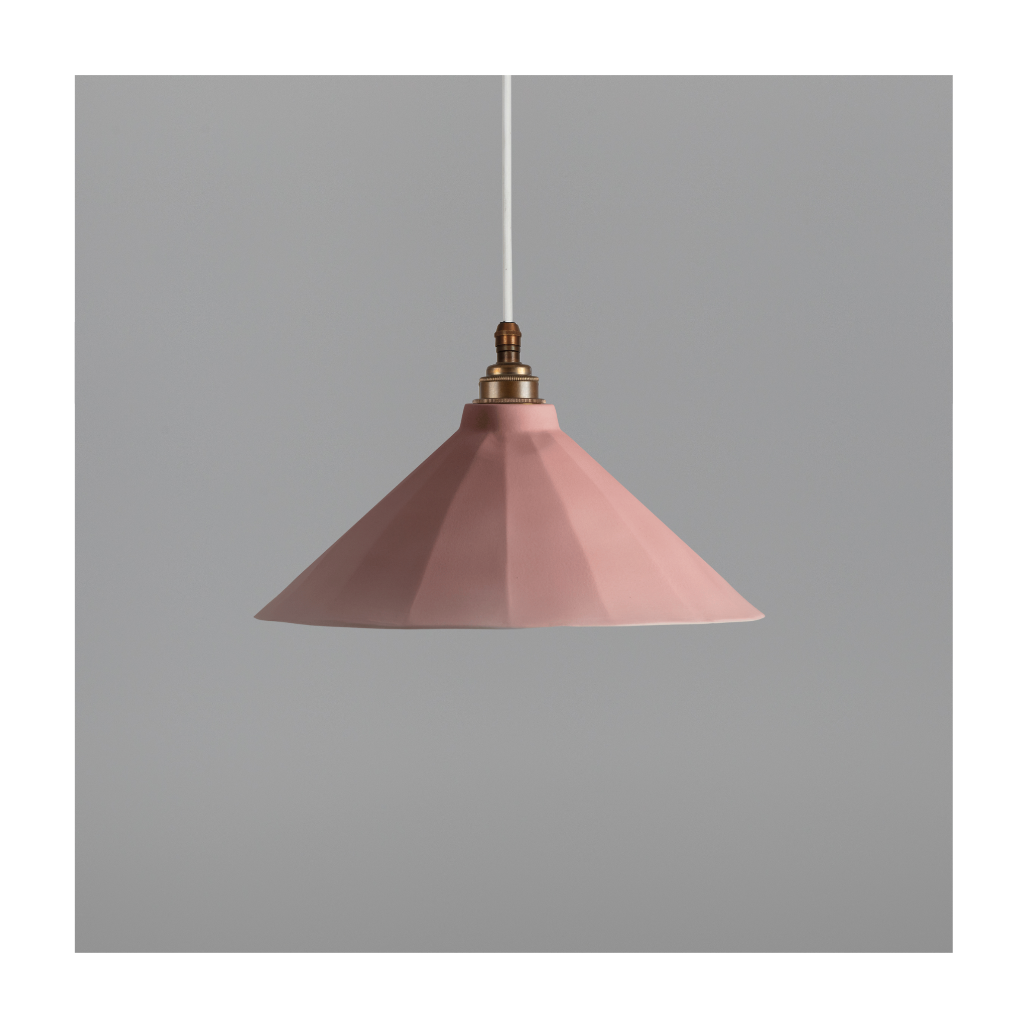 Adelaide Rose Matte Colour Pendant