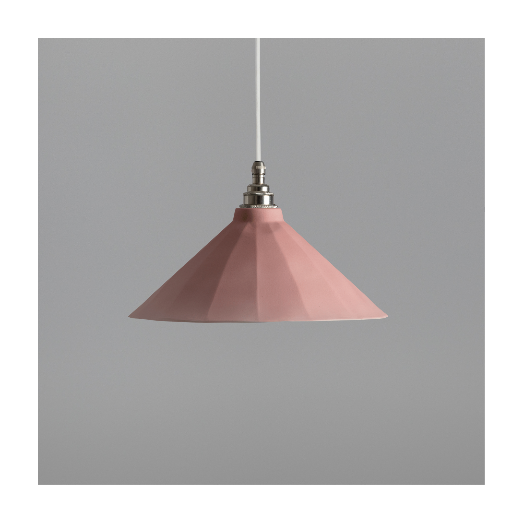 Adelaide Rose Matte Colour Pendant
