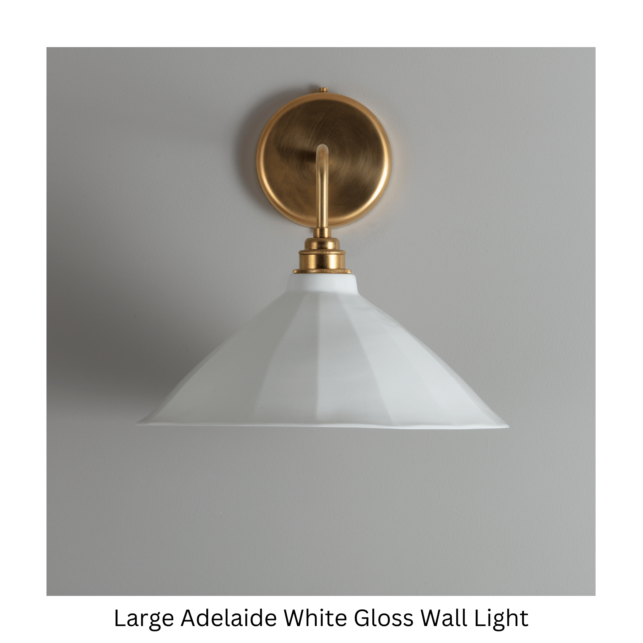 BATHROOM Adelaide White Gloss Wall Light