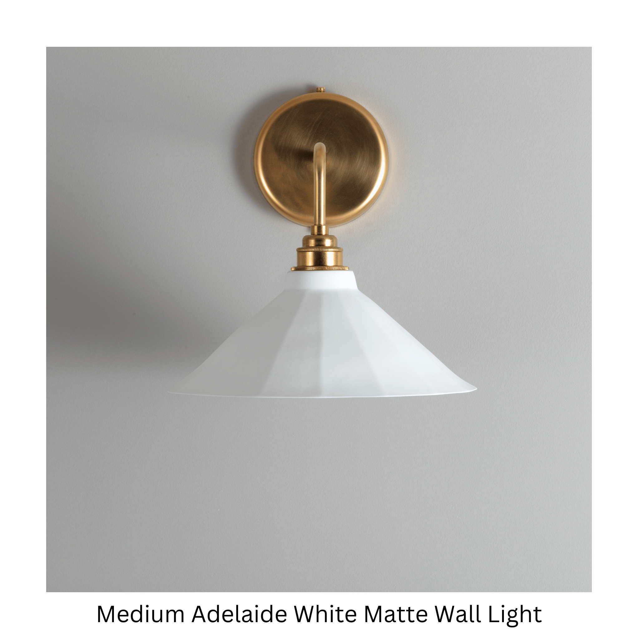 BATHROOM Adelaide White Gloss Wall Light