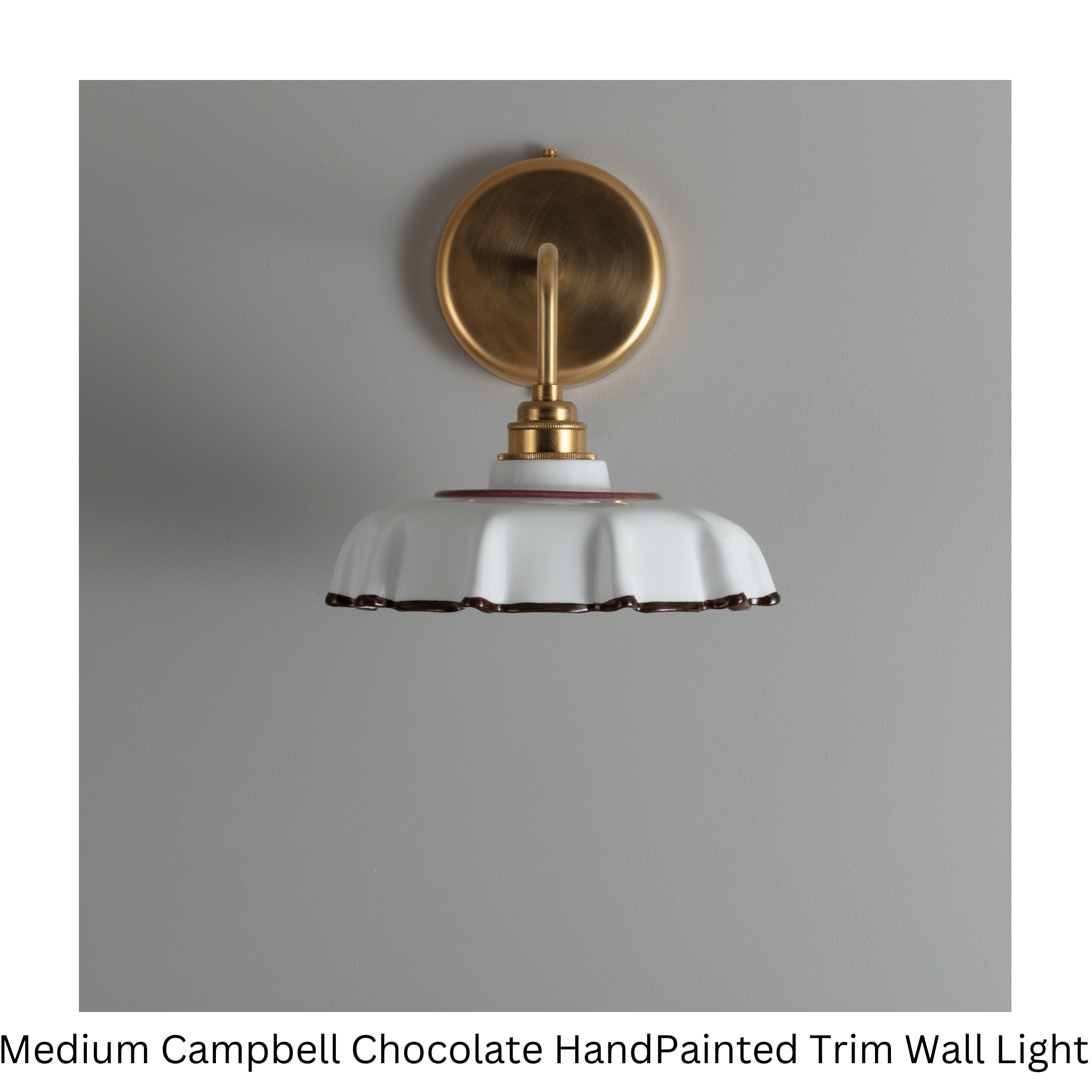 BATHROOM Campbell Hand-painted Trim Wall Light