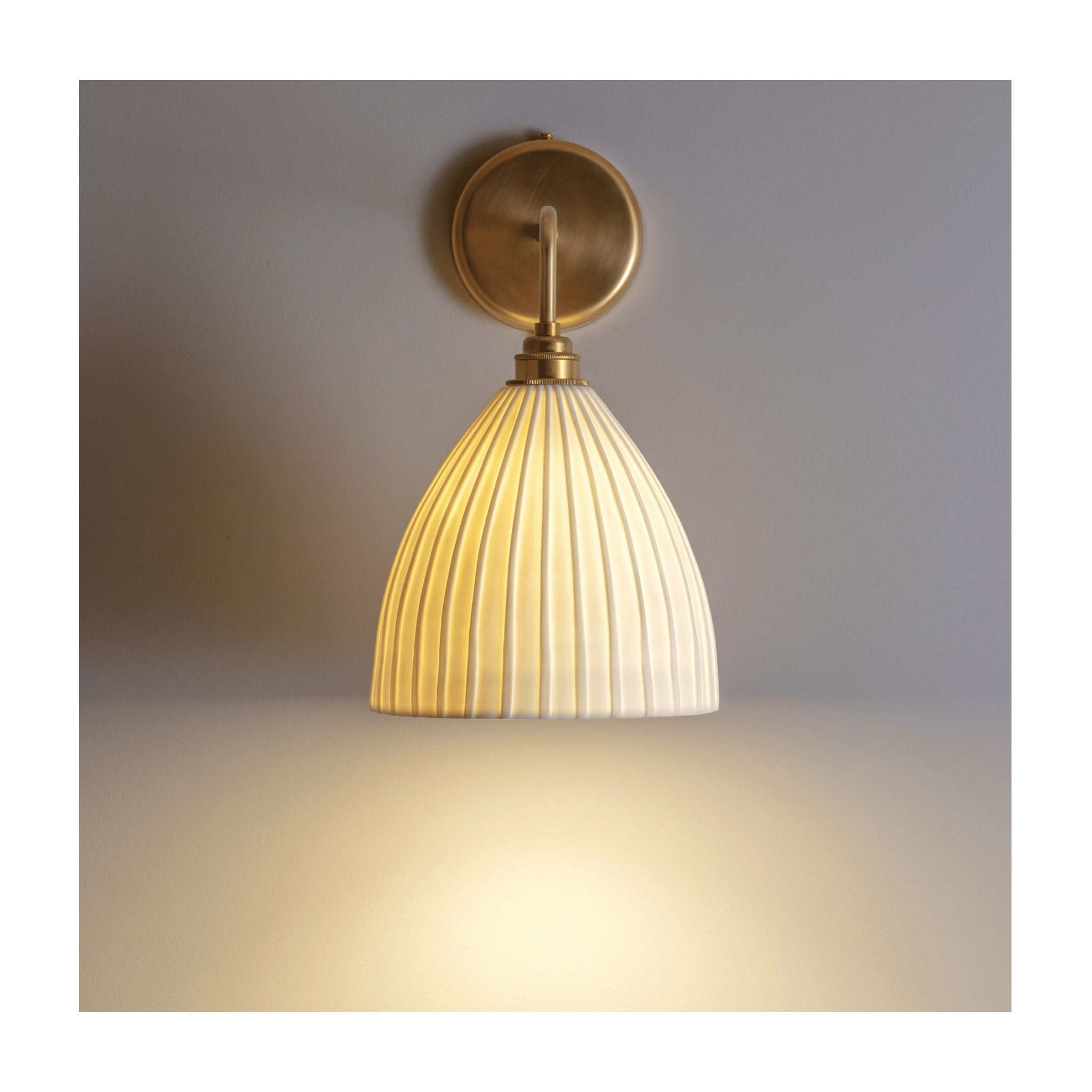 BATHROOM Rushton Small White Matte Wall Light