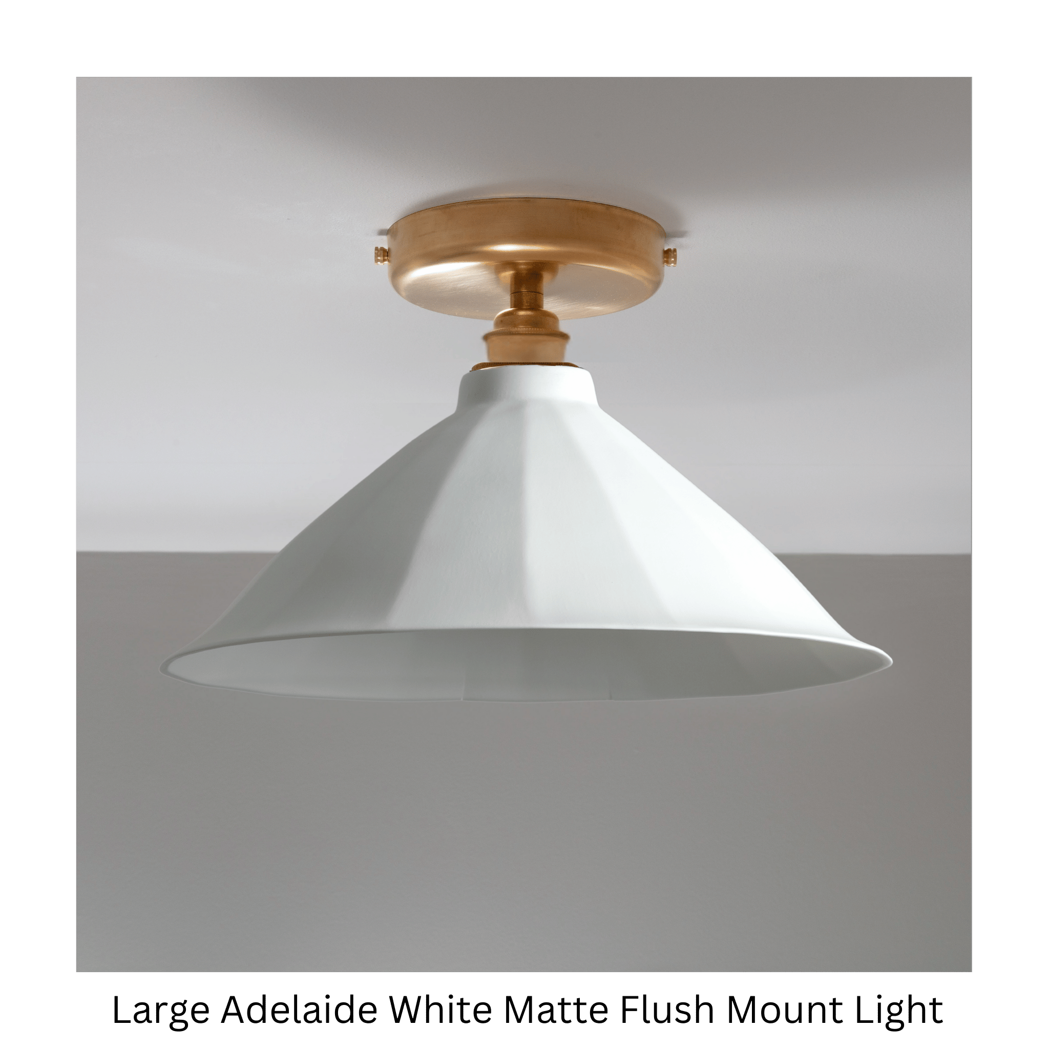Adelaide White Flush Mount Light