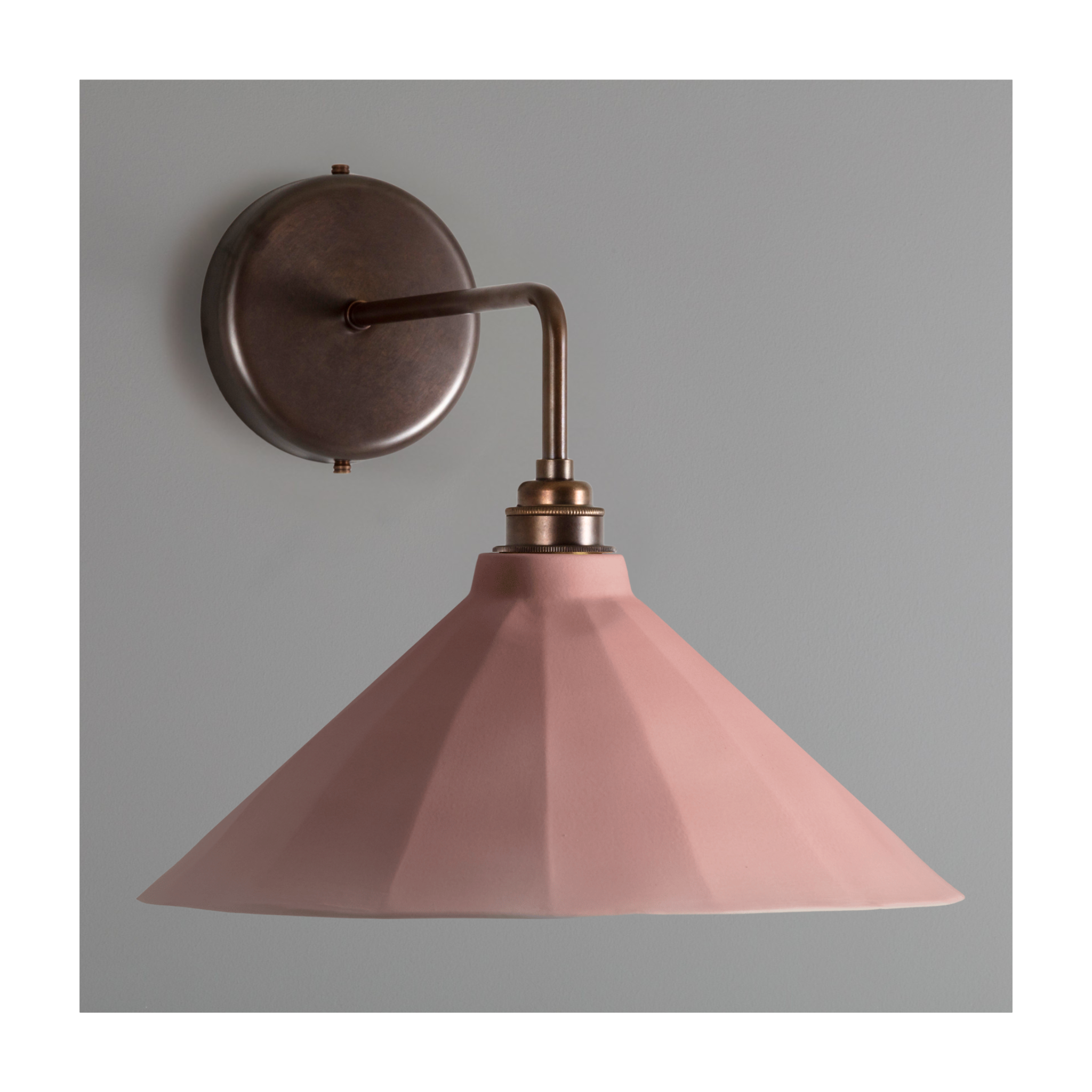 Adelaide Rose Matte Colour Wall Light
