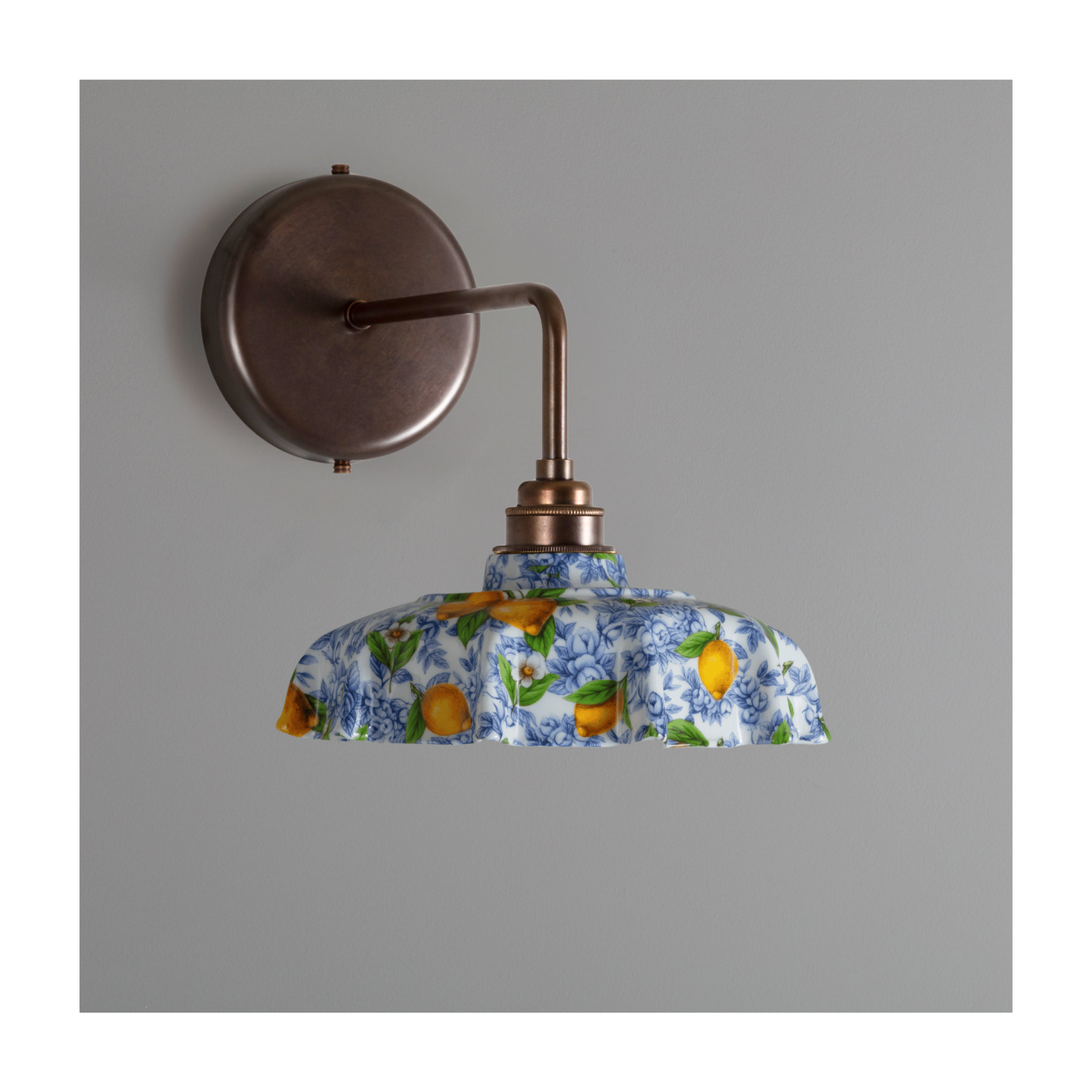 Campbell Citroens d'Azur Pattern Wall Light