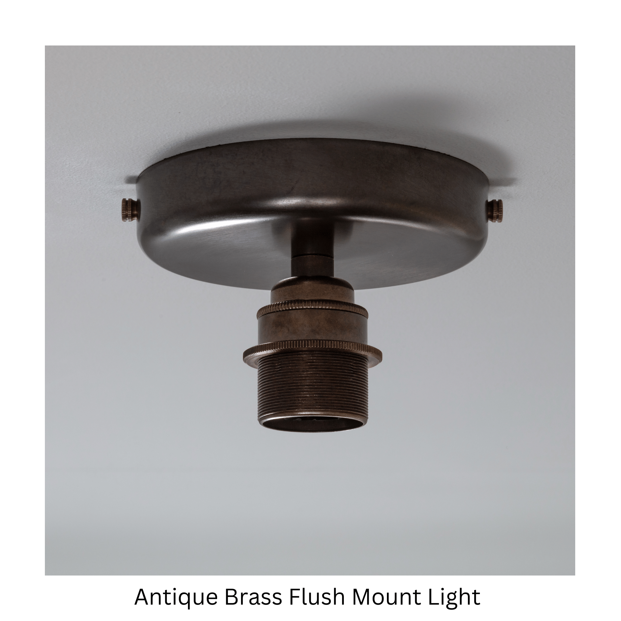 BATHROOM Rialto White Flush Mount Light