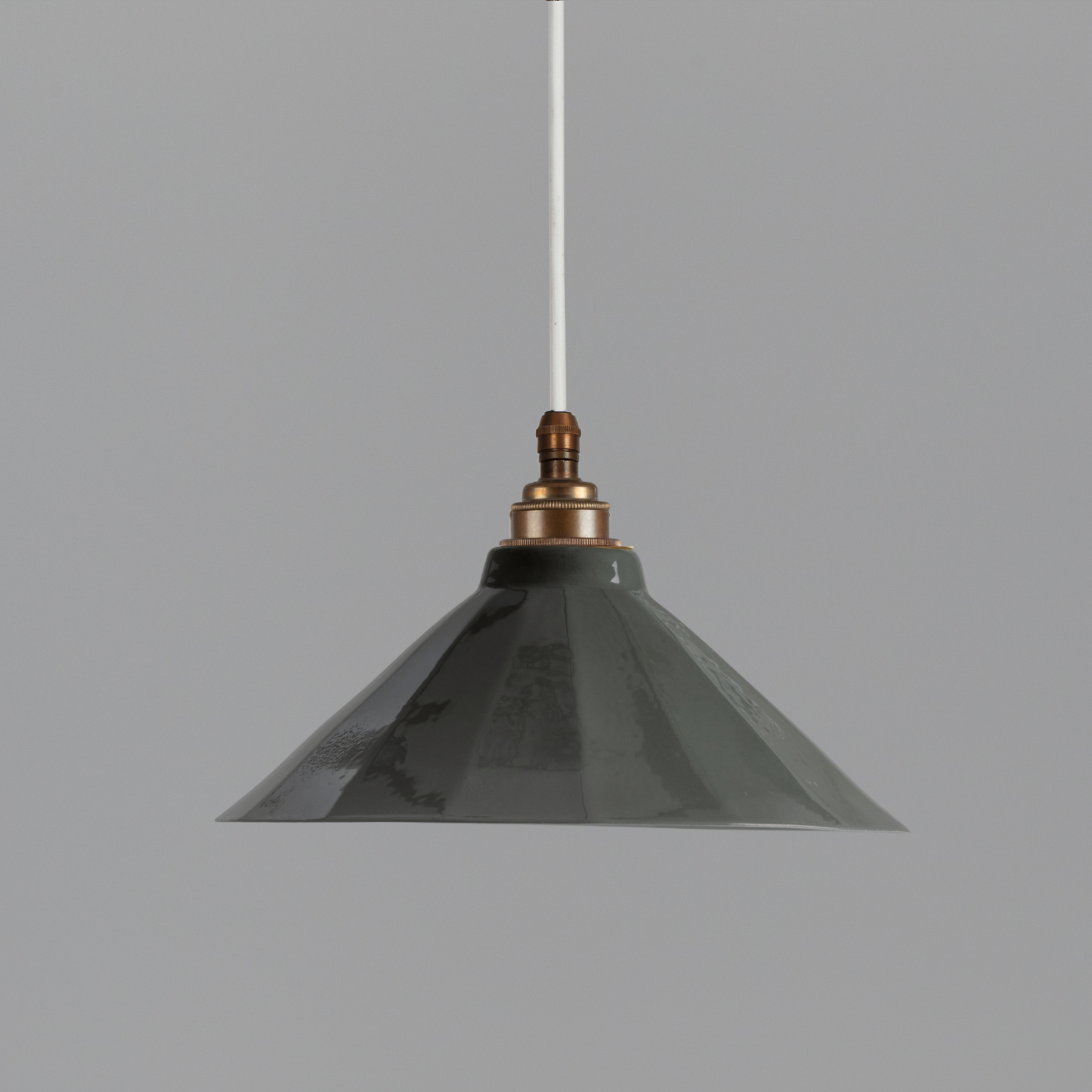 Adelaide Smoked Green Gloss Colour Pendant
