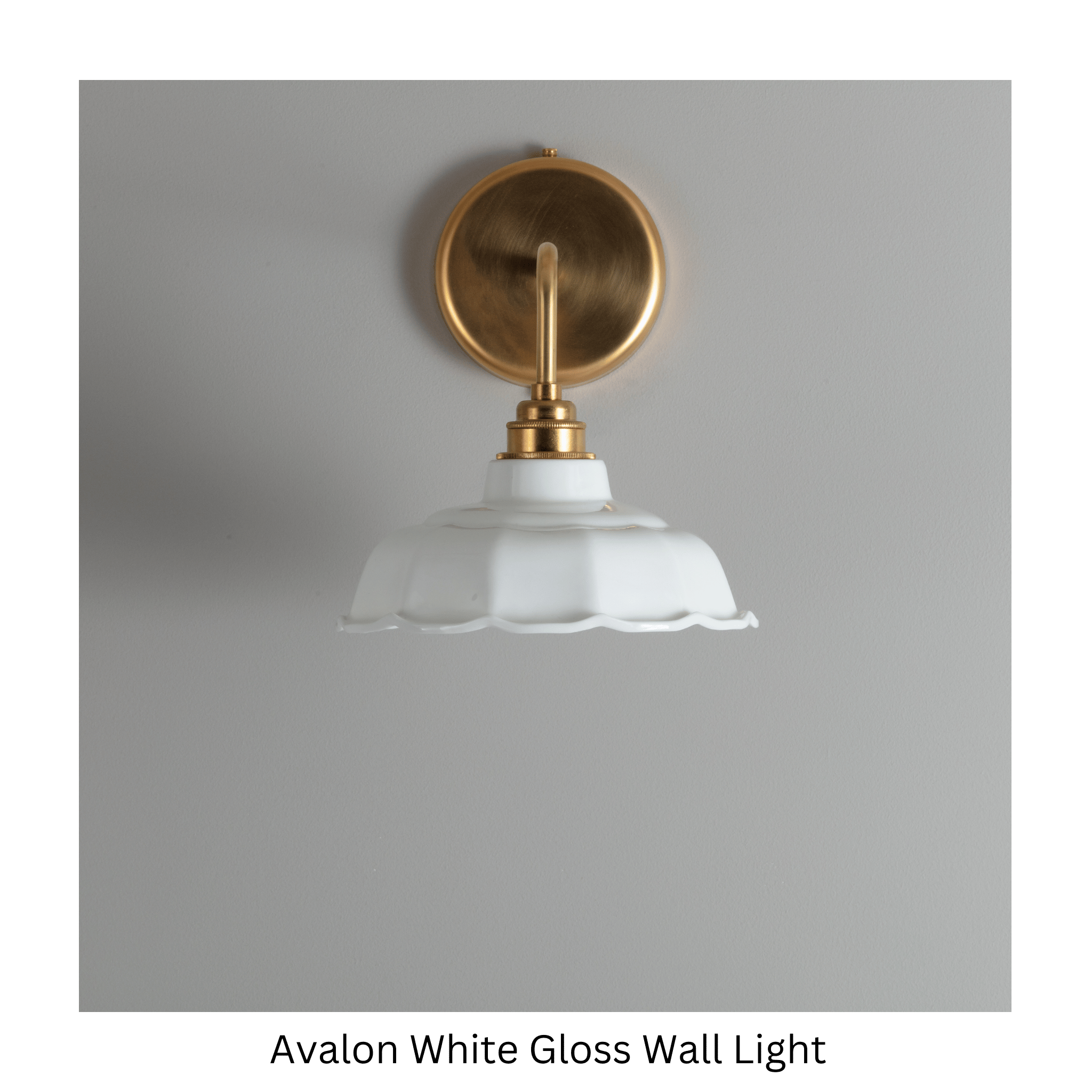 Avalon Bathroom Wall Light – White
