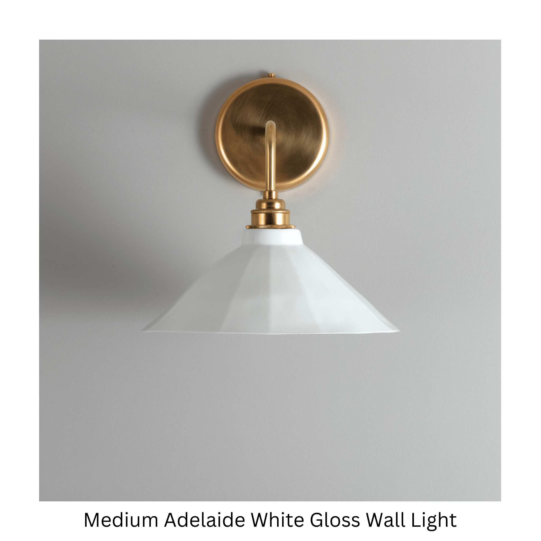BATHROOM Adelaide White Gloss Wall Light
