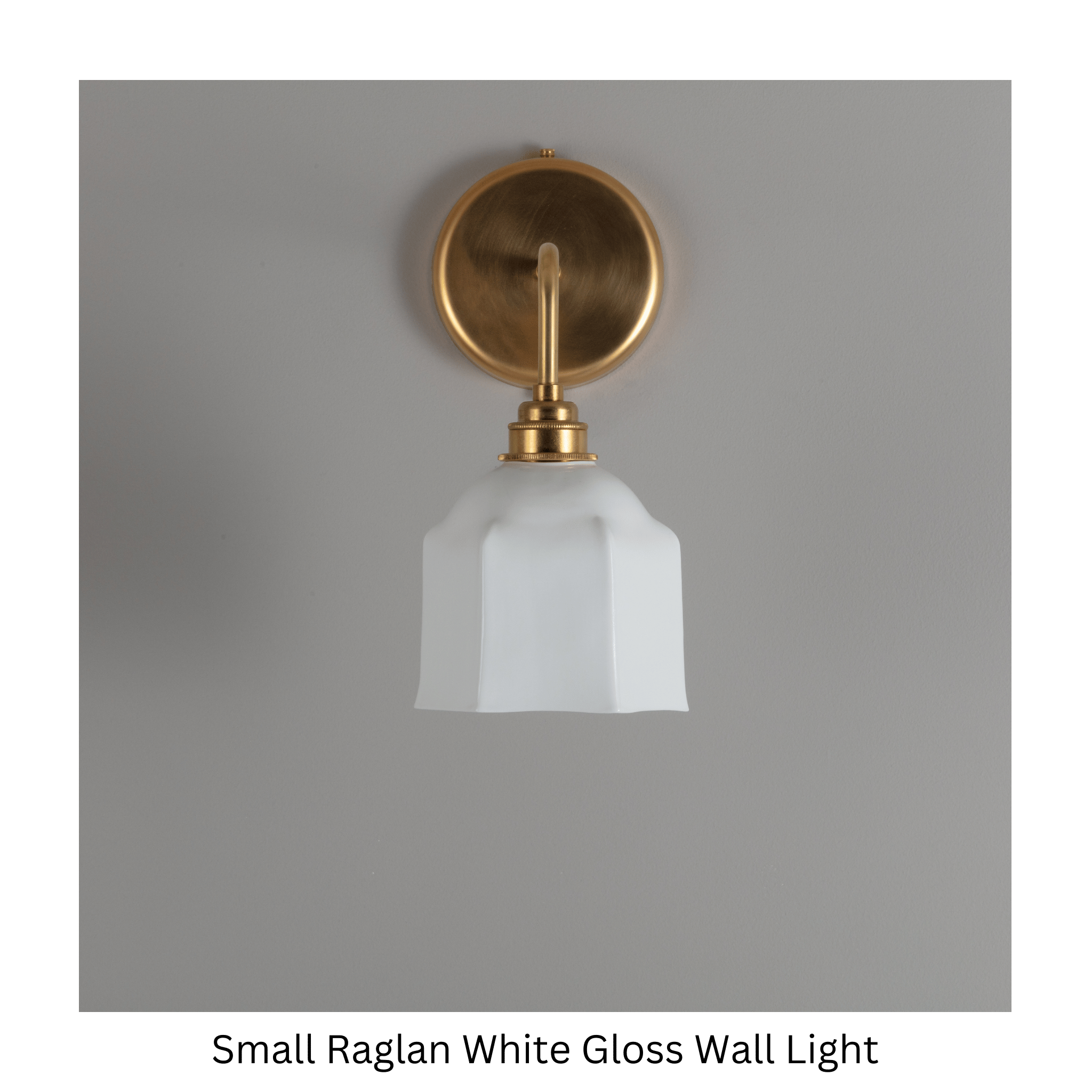 Raglan White Wall Light