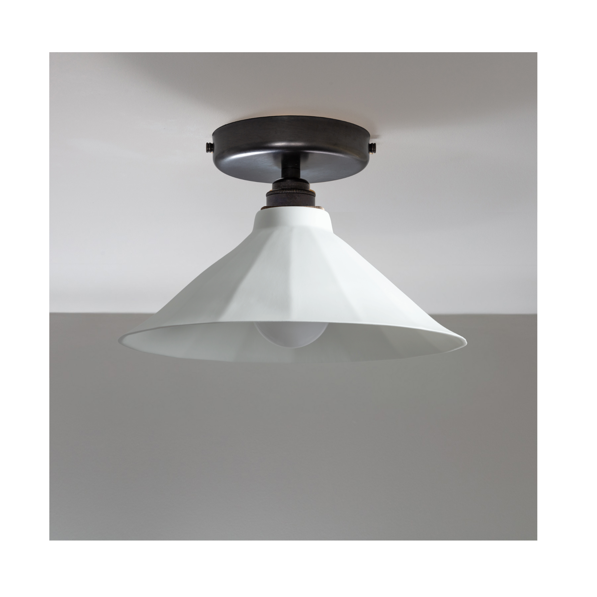 BATHROOM Adelaide White Flush Mount Light