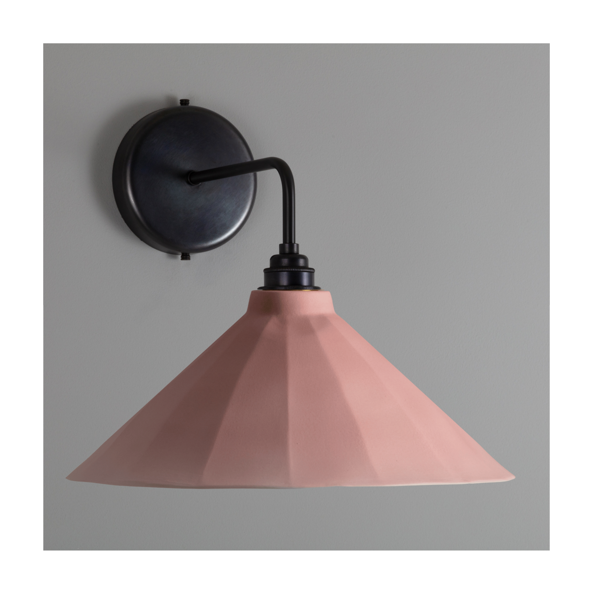 Adelaide Rose Matte Colour Wall Light