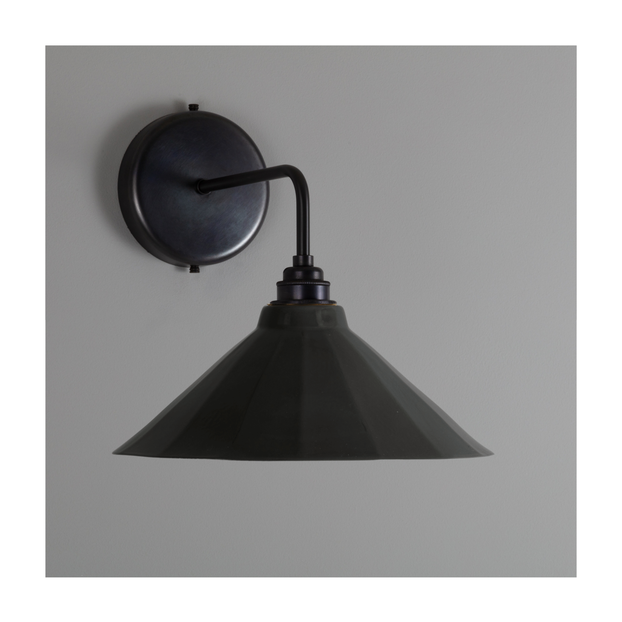 Adelaide Smoked Green Gloss Colour Wall Light