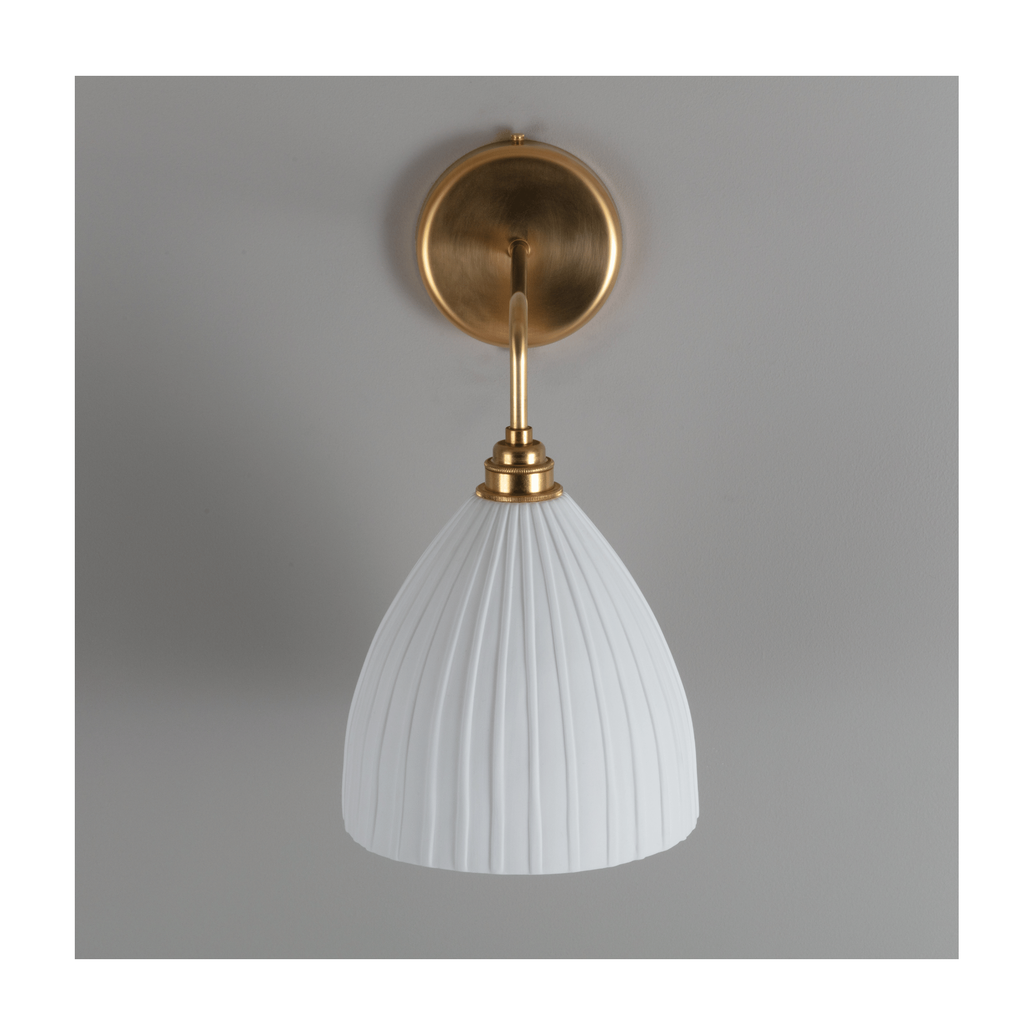BATHROOM Rushton Small White Matte Wall Light
