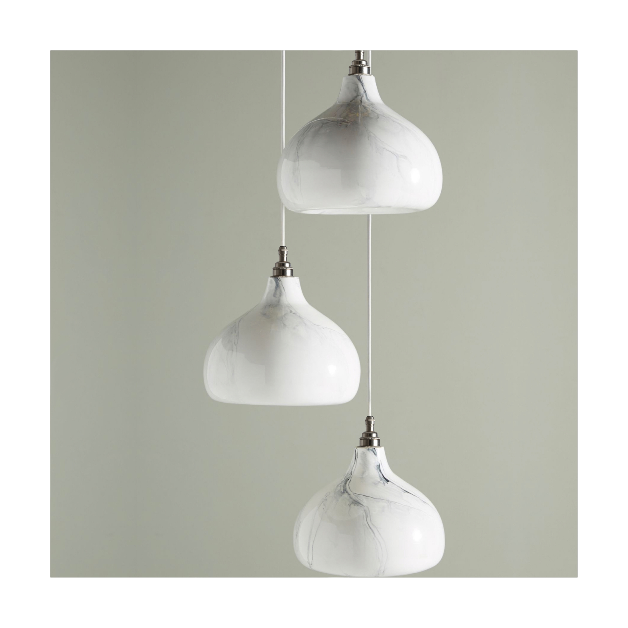 Cooper Marble Effect Bone China Pendant