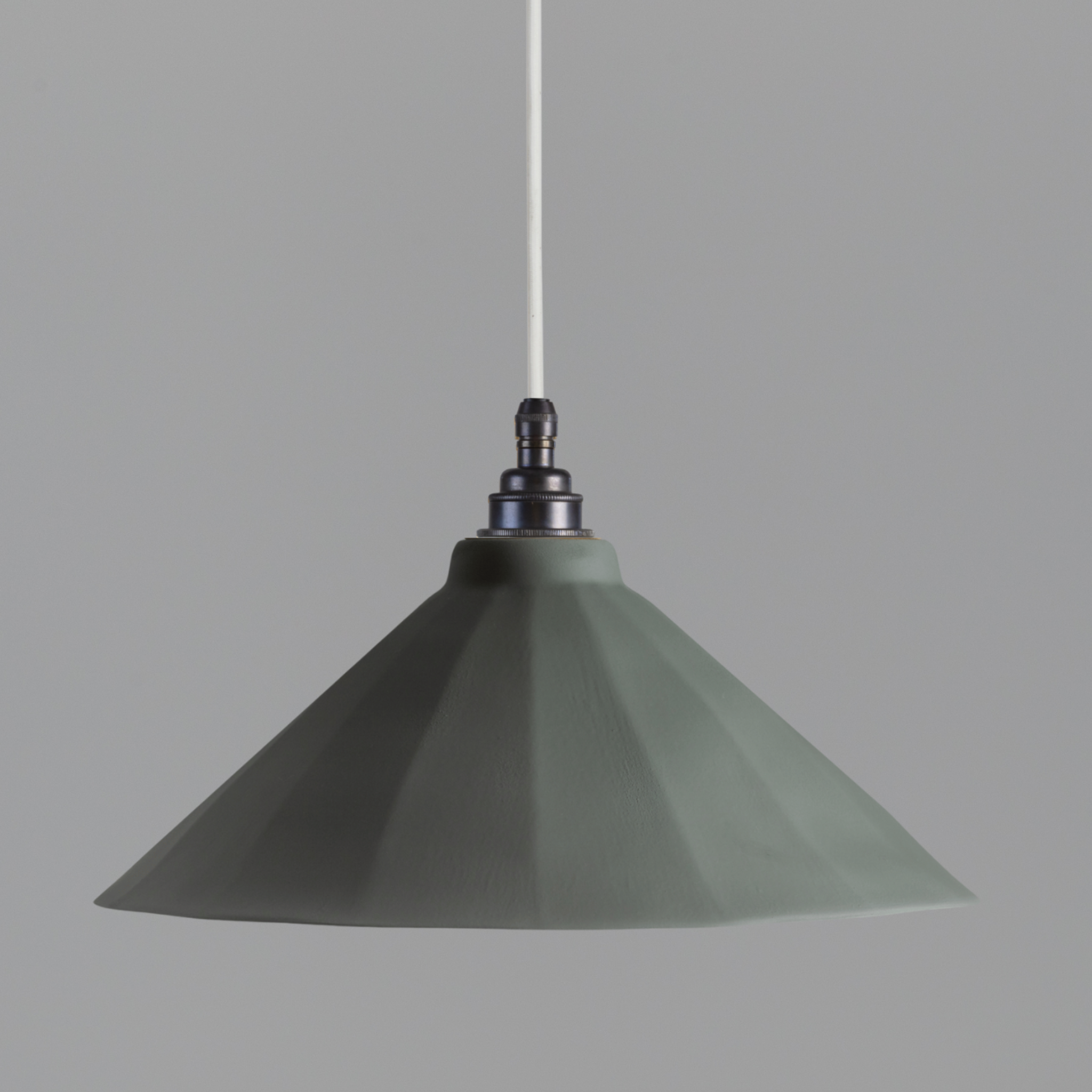 Adelaide Smoked Green Matte Colour Pendant