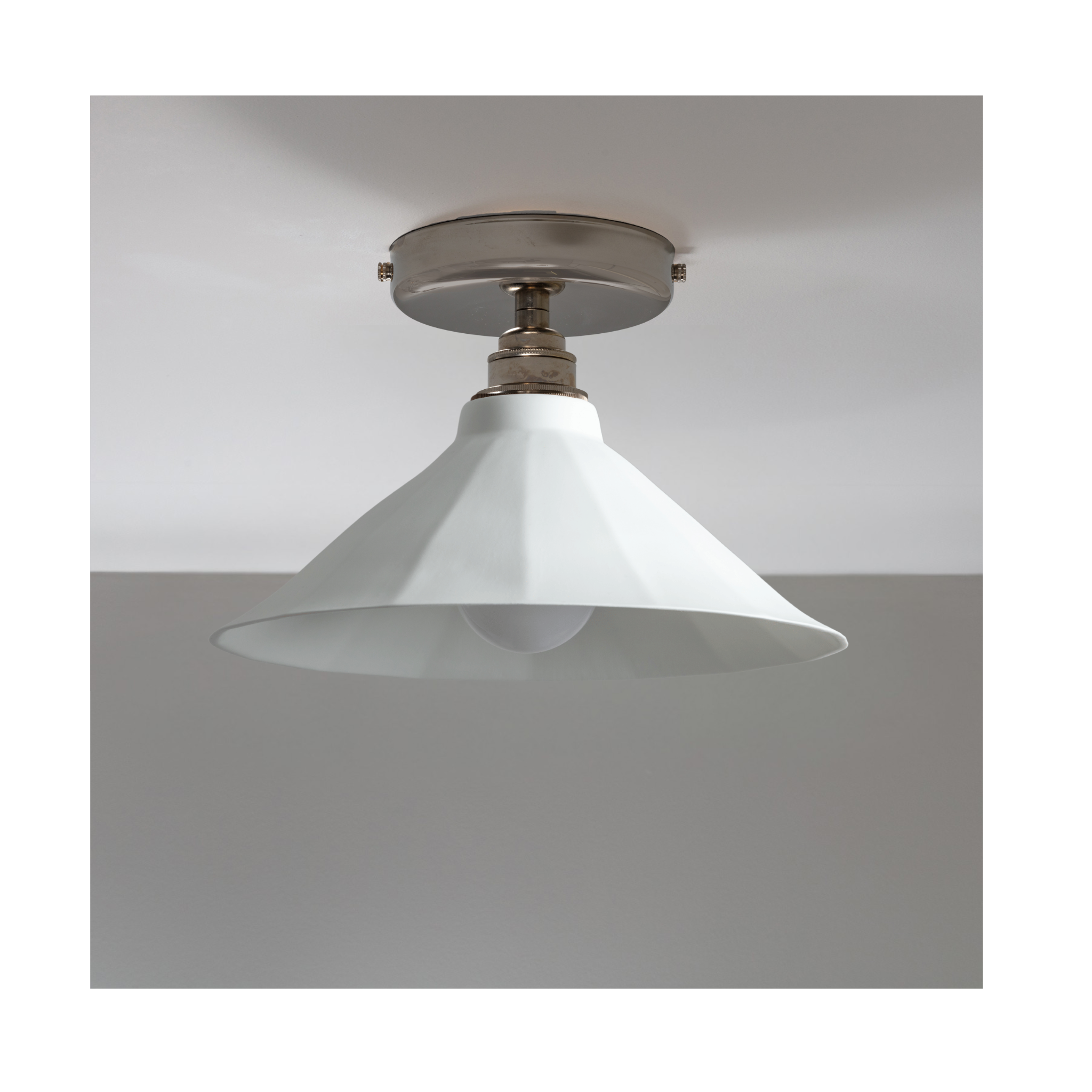 BATHROOM Adelaide White Flush Mount Light
