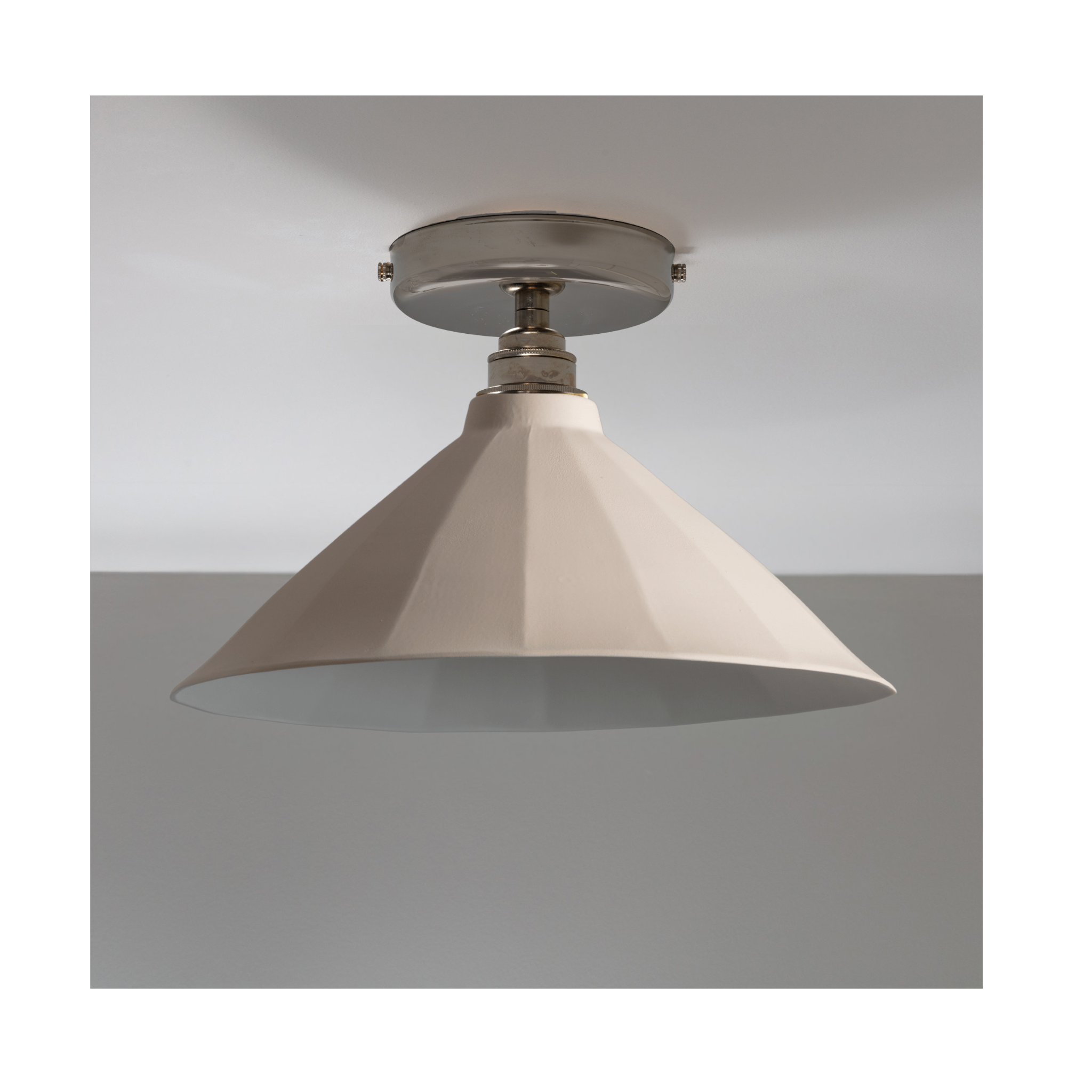 Adelaide Cream Matte Colour Flush Mount Light