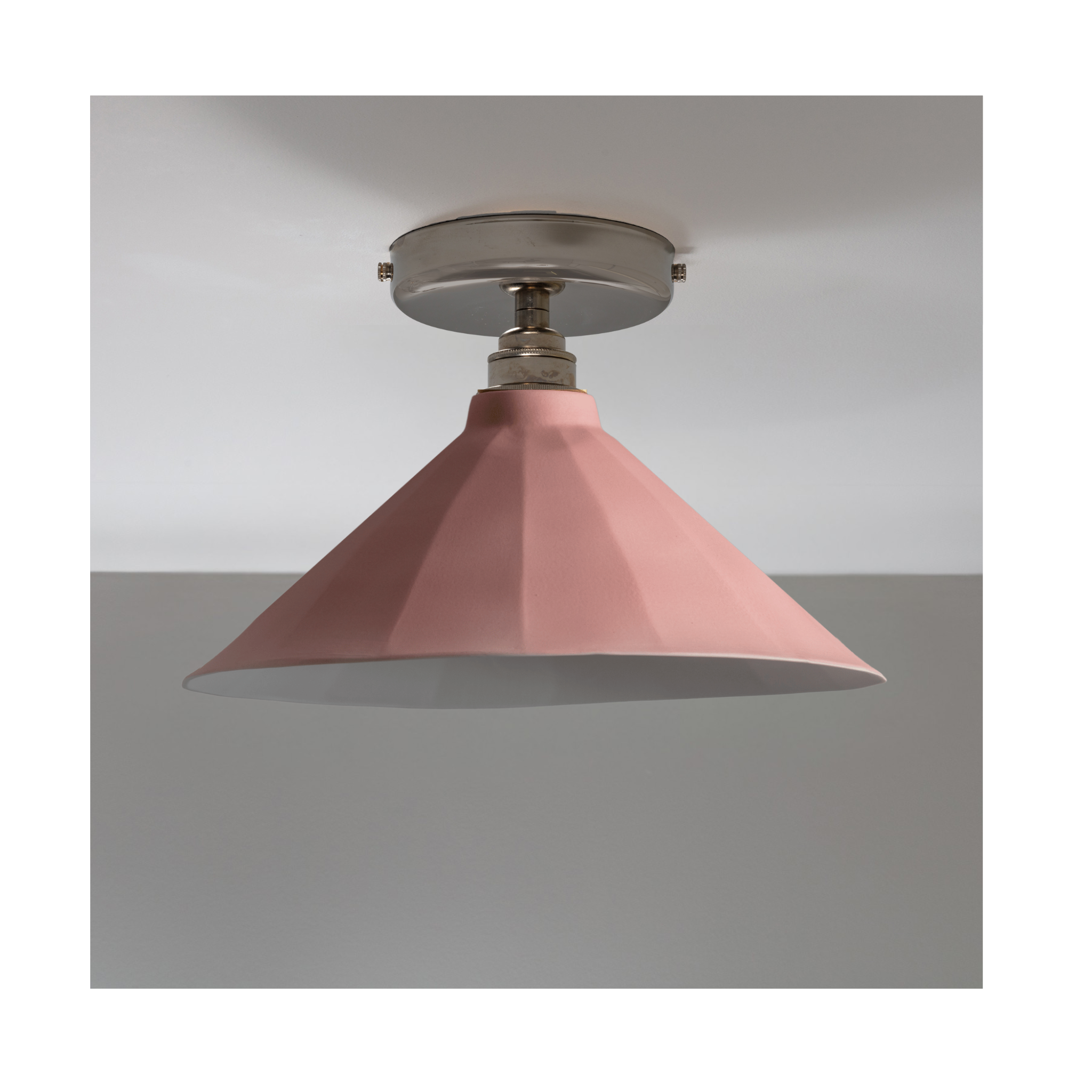 Adelaide Rose Matte Colour Flush Mount Light