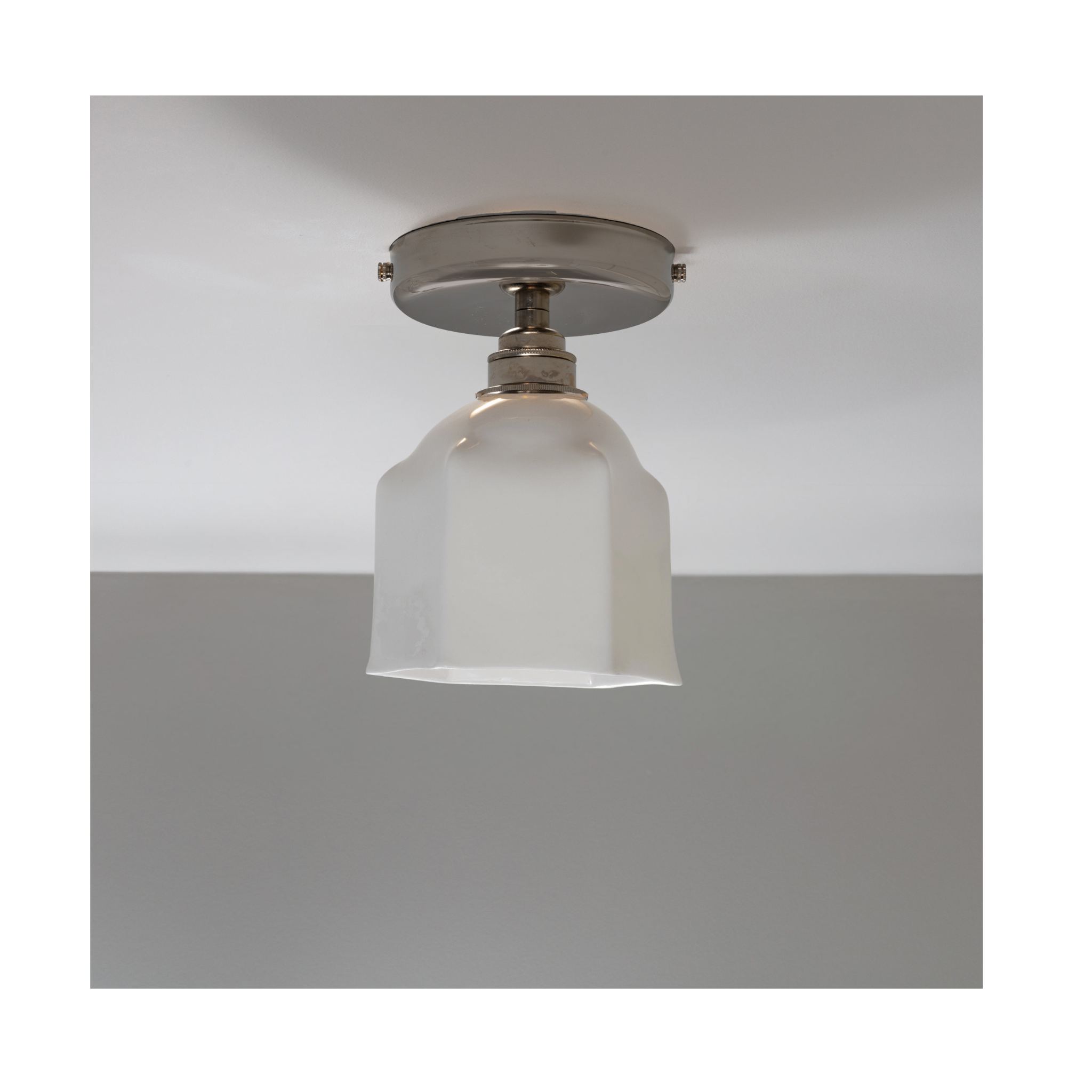 Raglan Flush Mount Fine Bone China Ceiling Light
