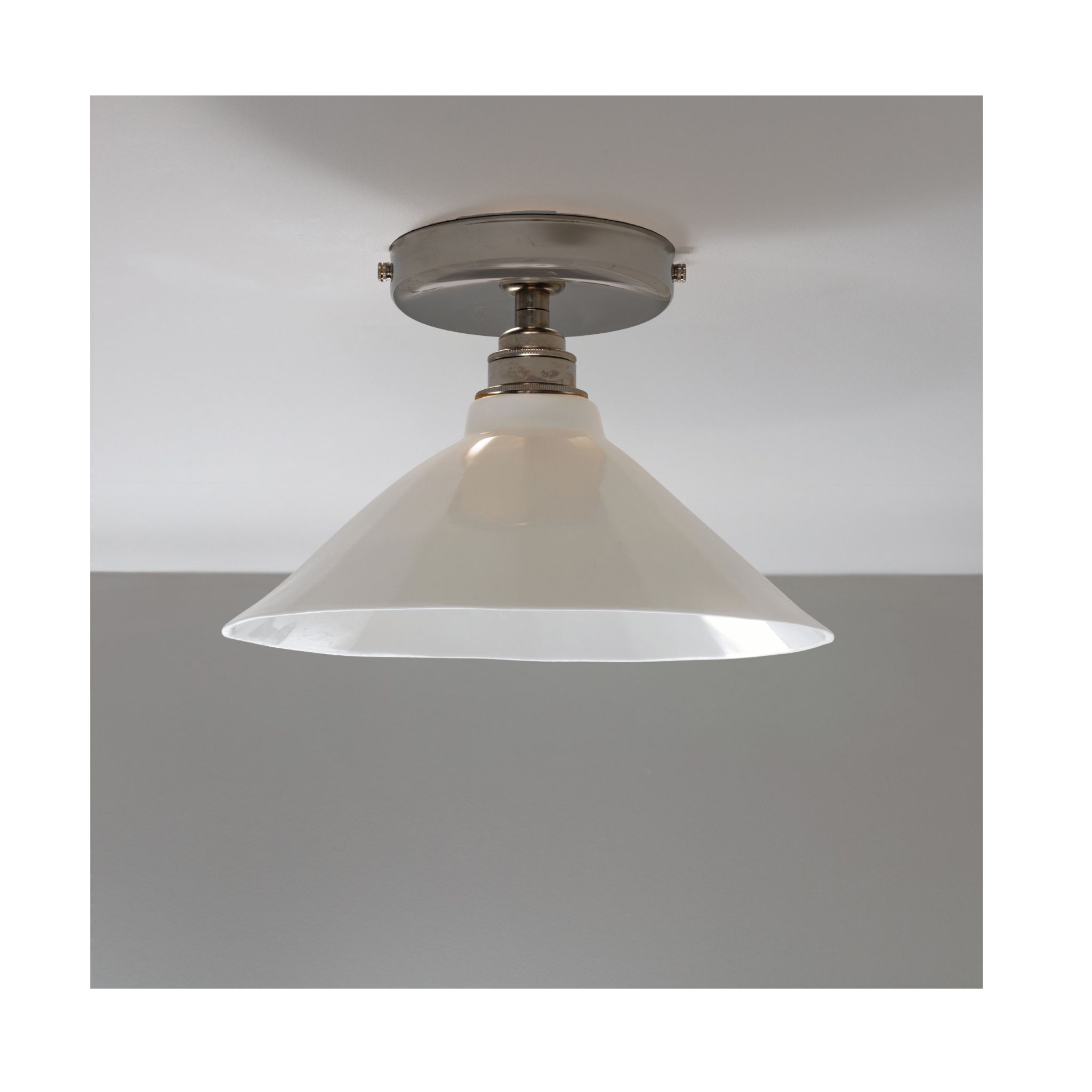 BATHROOM Adelaide White Flush Mount Light