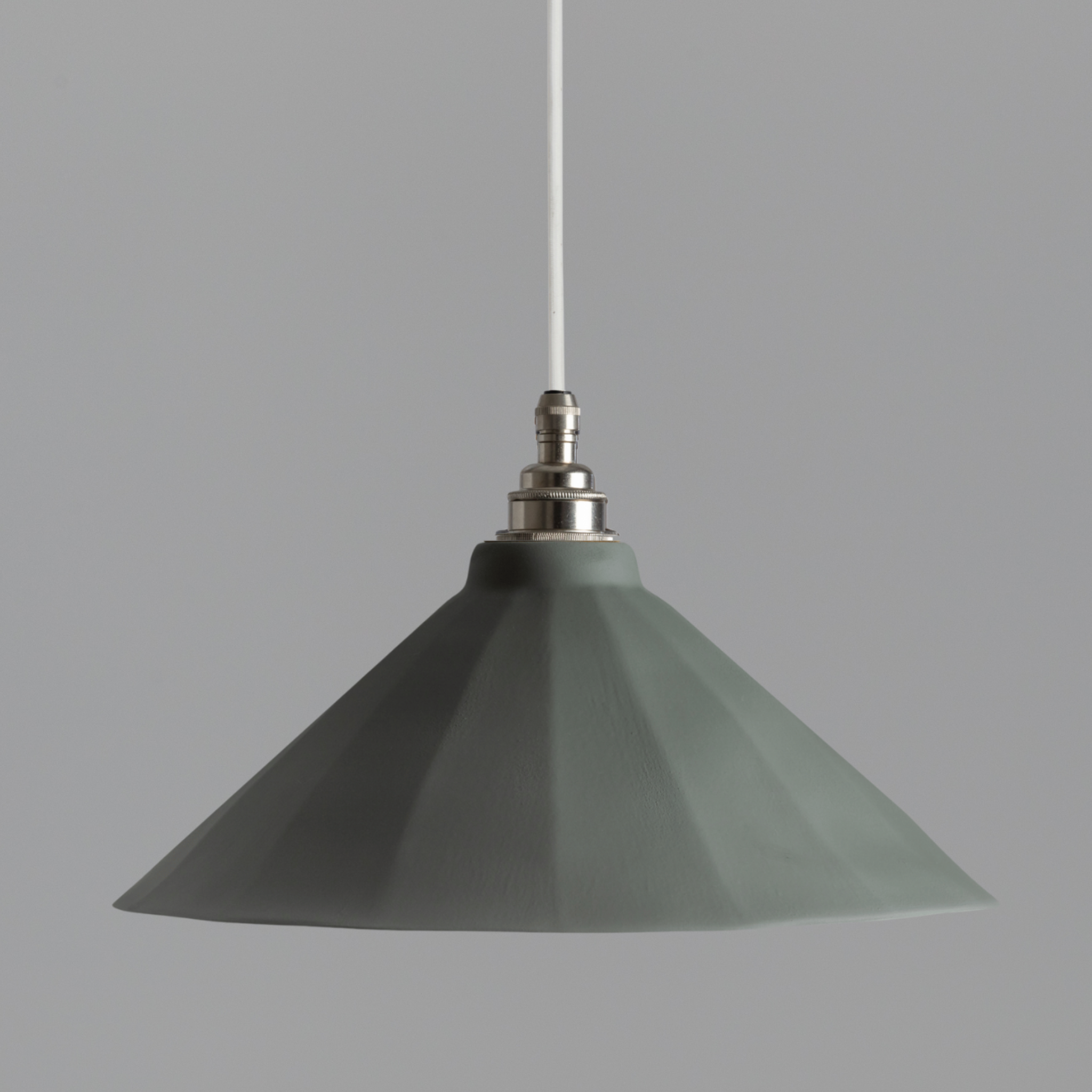 Adelaide Smoked Green Matte Colour Pendant