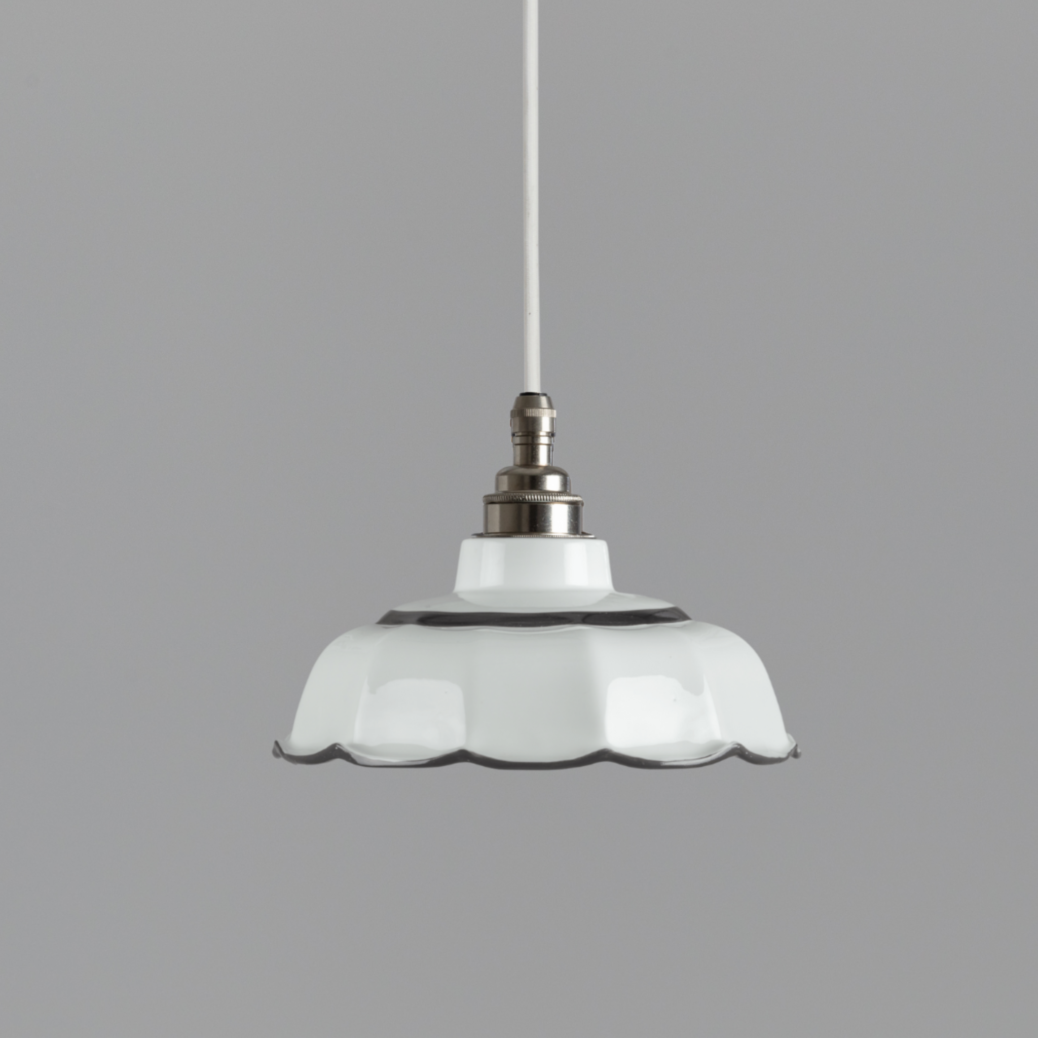 Avalon Pendant with Black Hand-Painted Trim