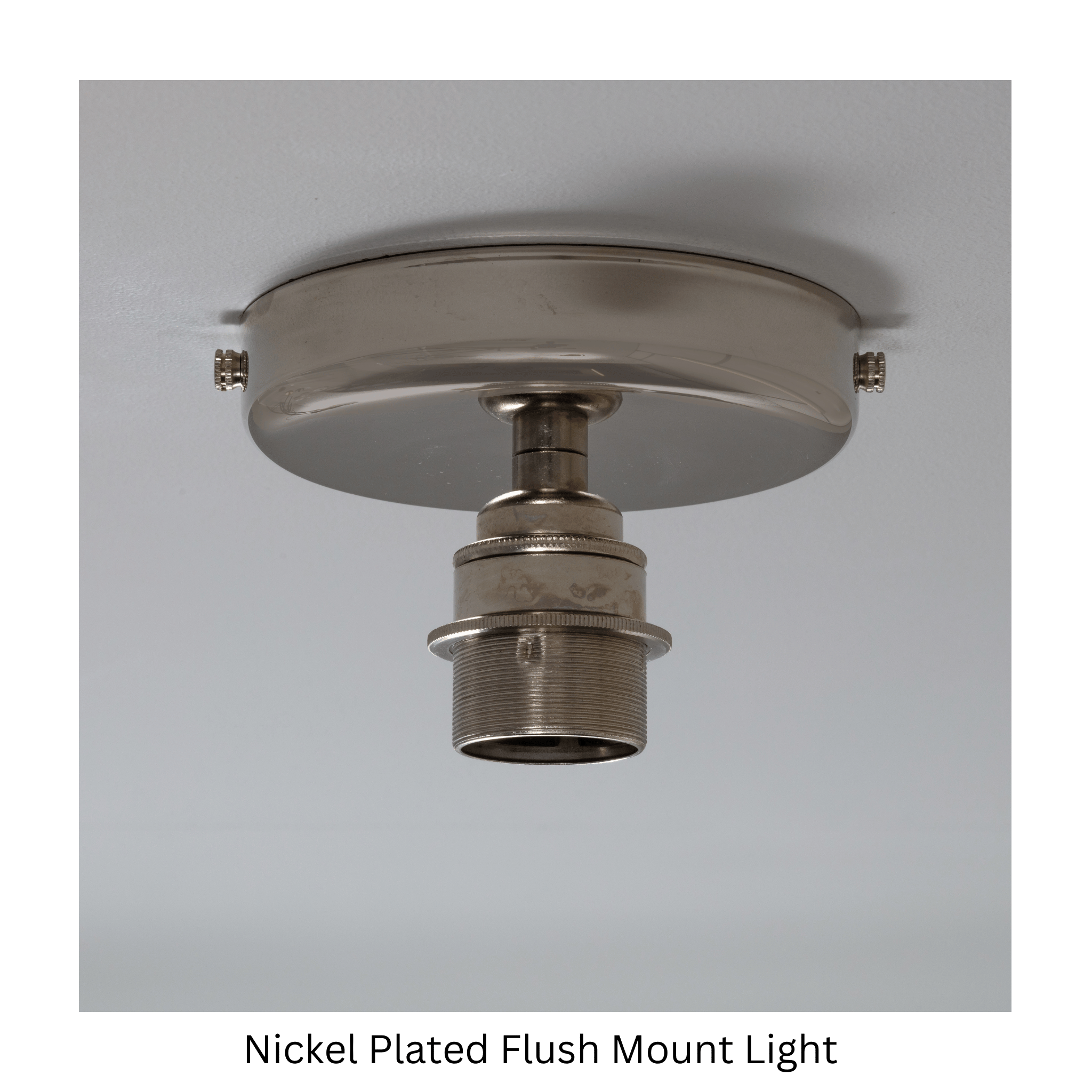 BATHROOM Rialto White Flush Mount Light