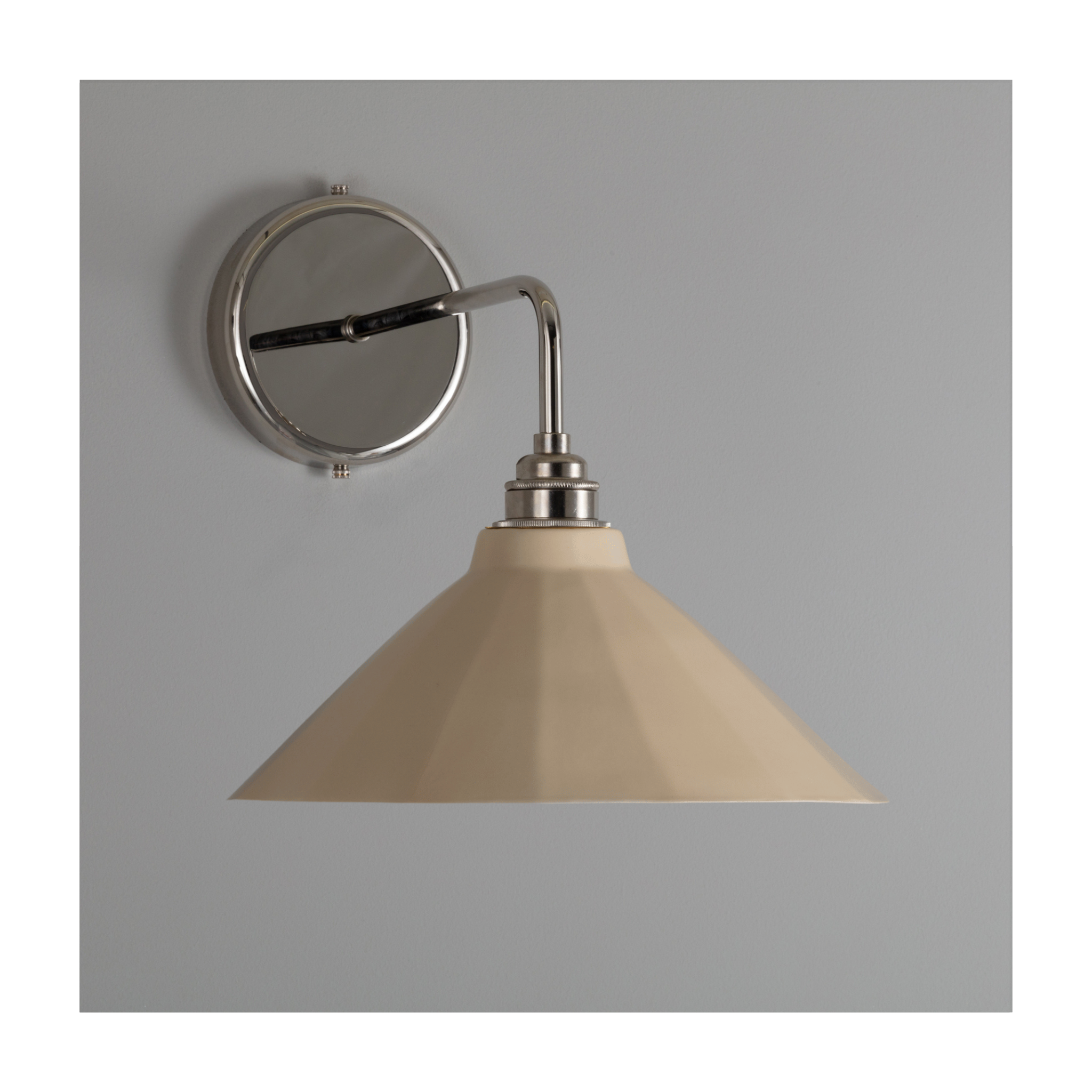 Adelaide Cream Gloss Colour Wall Light