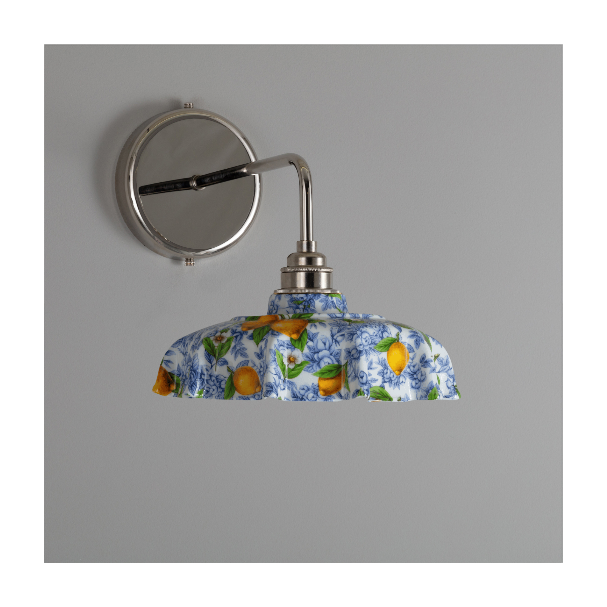 BATHROOM Citroens d'Azur Campbell Pattern Wall Light