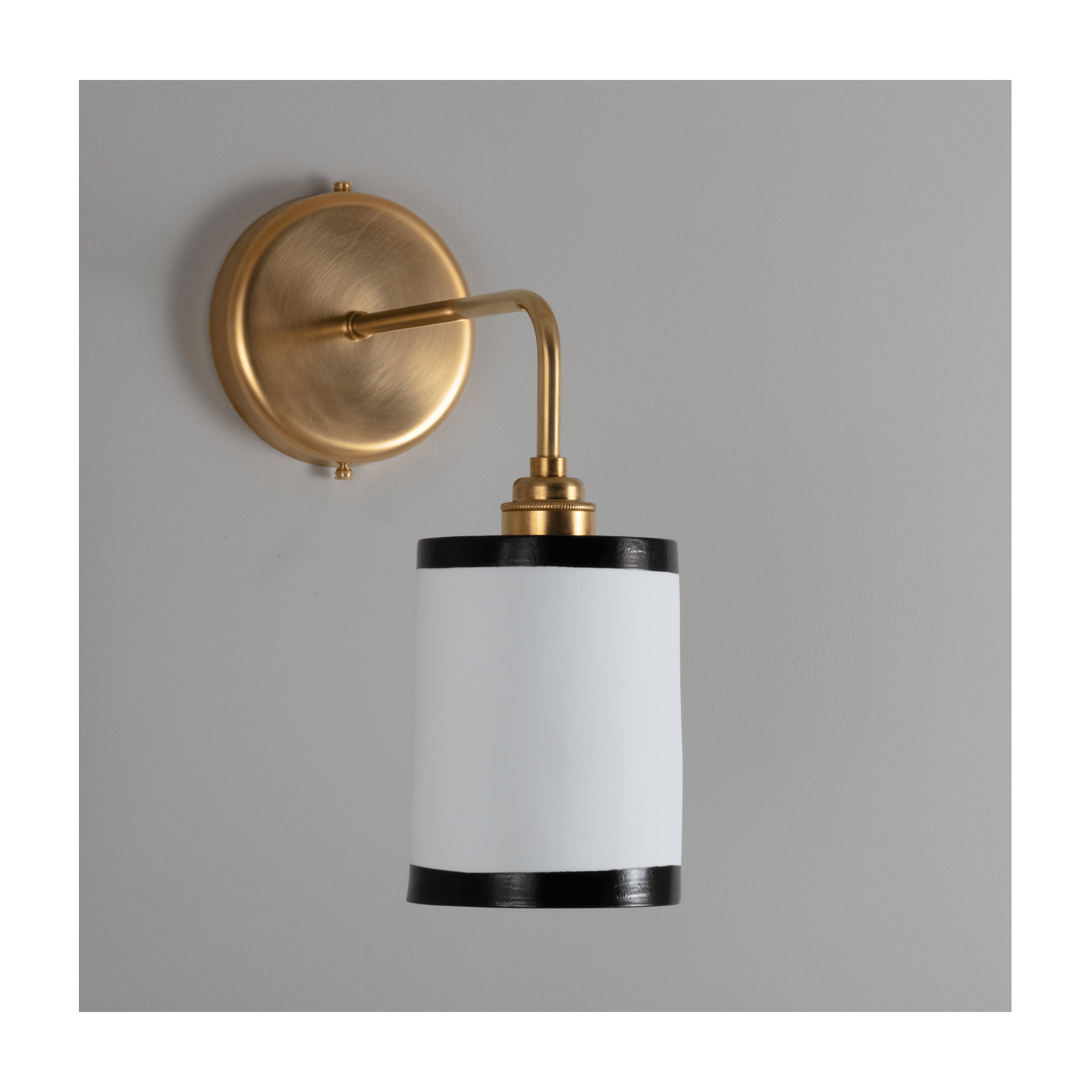 Bradwell Black Hand-painted Trim Wall Light