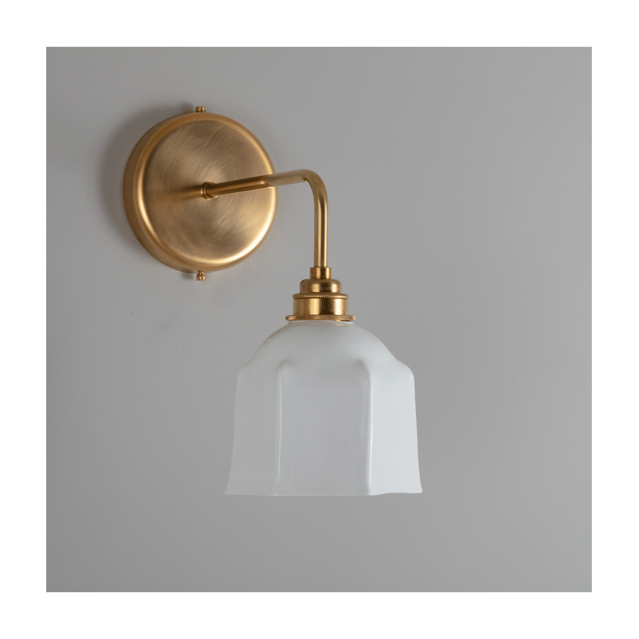 Raglan White Wall Light