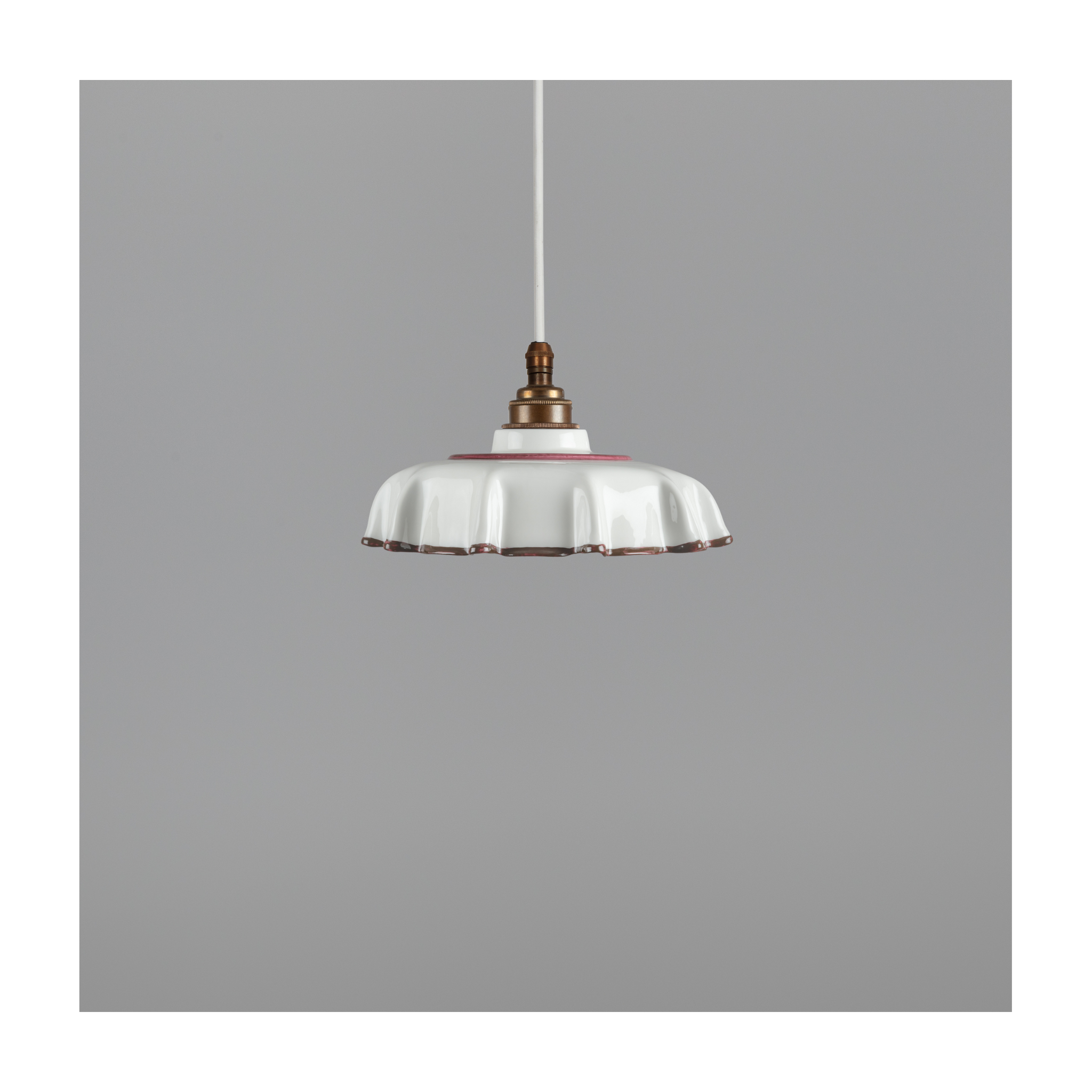 New Campbell Chocolate Hand-painted Trim Pendant