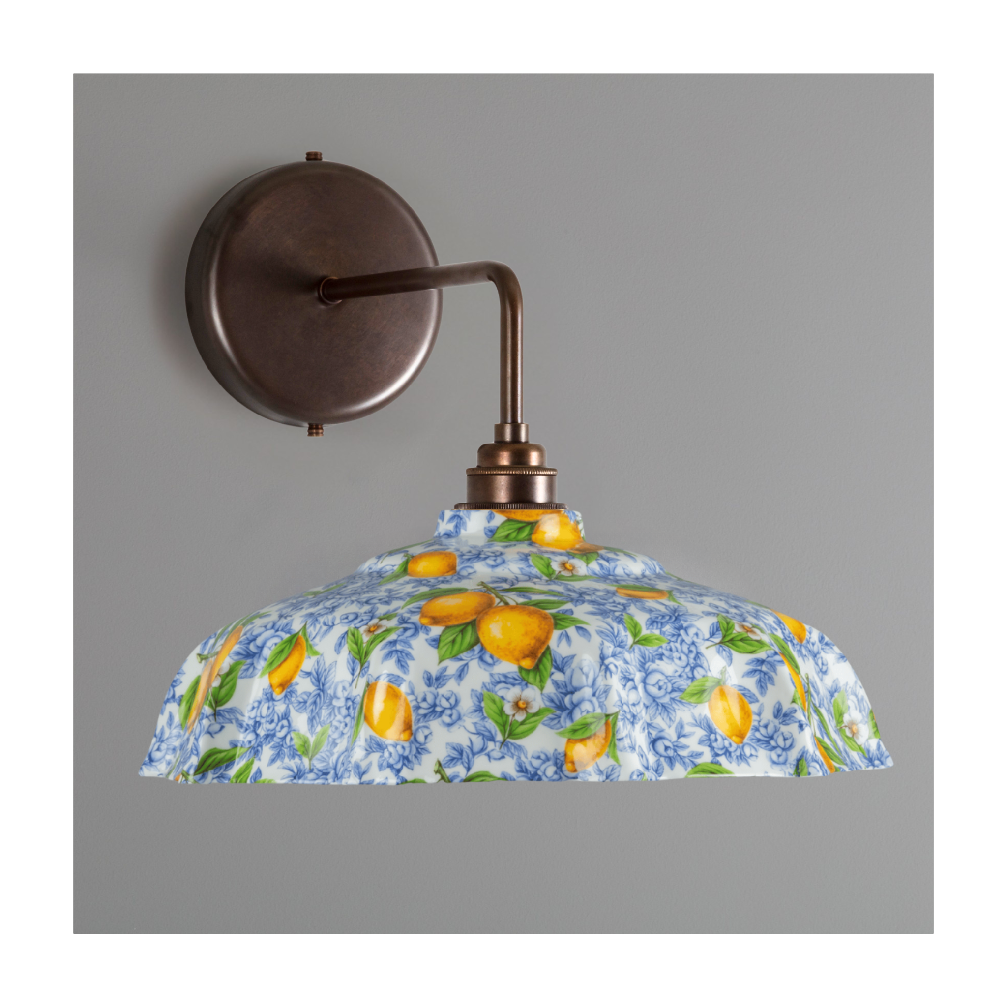 BATHROOM Citroens d'Azur Campbell Pattern Wall Light