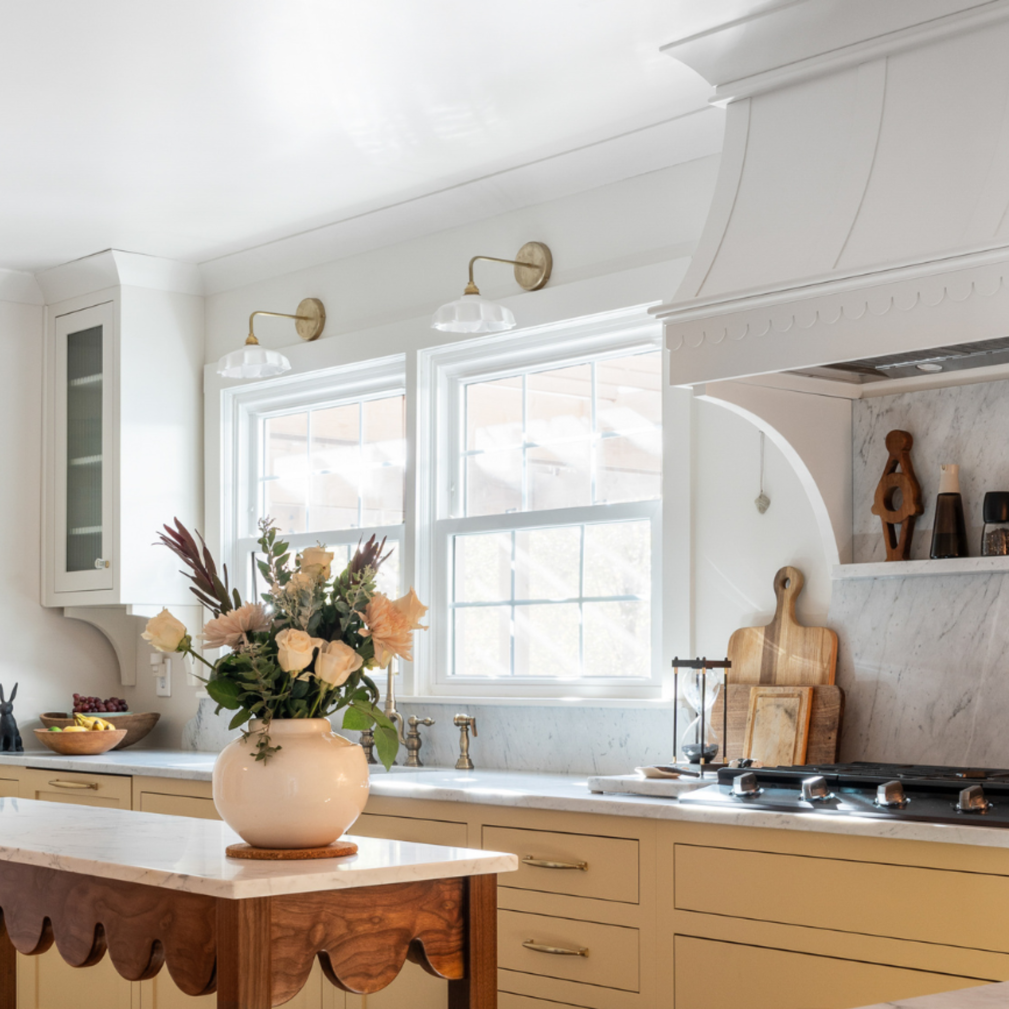 Campbell Fine Bone China Wall Light - White