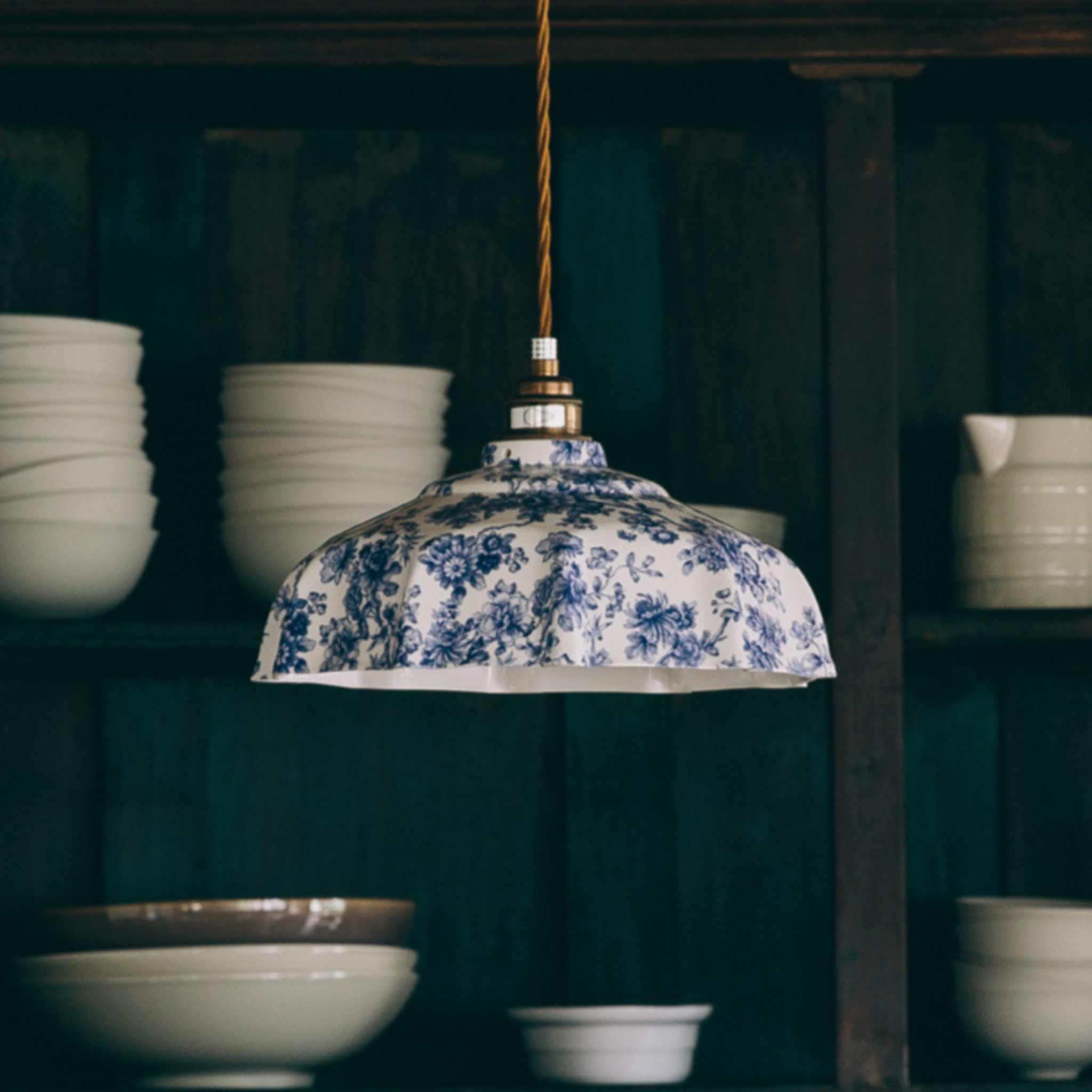 Campbell Blue Imari Pattern Pendant