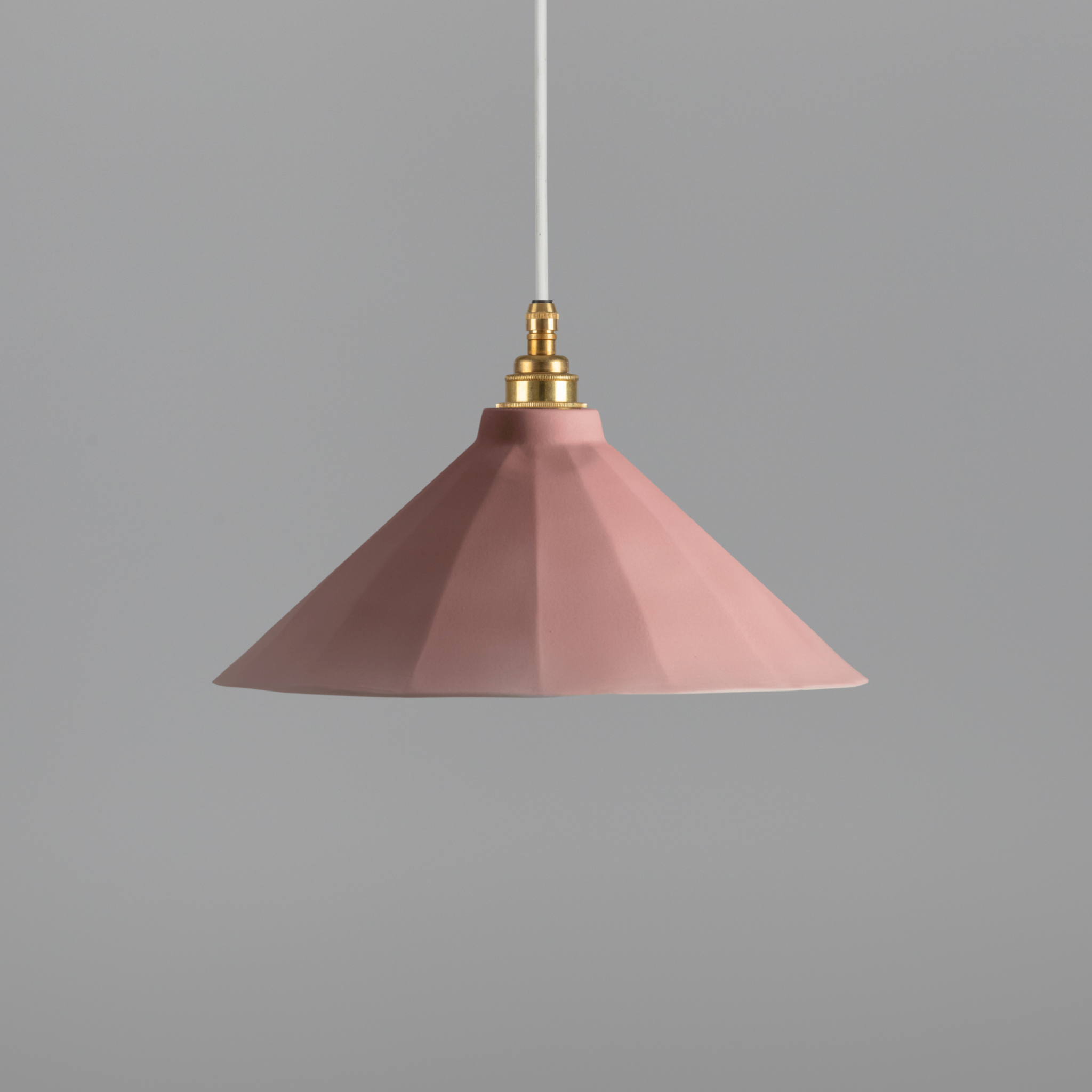 Adelaide Rose Matte Colour Pendant