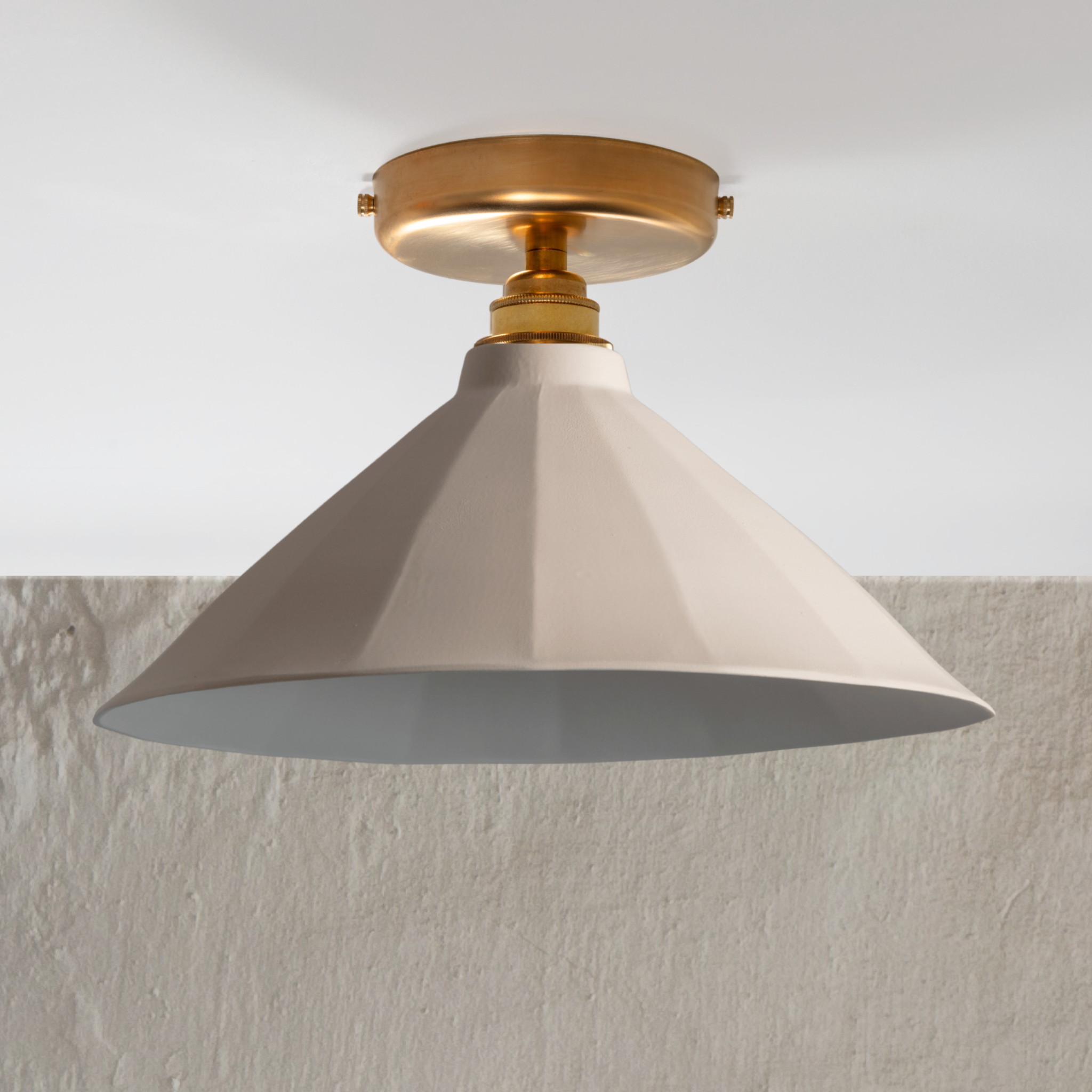 Adelaide Cream Matte Colour Flush Mount Light