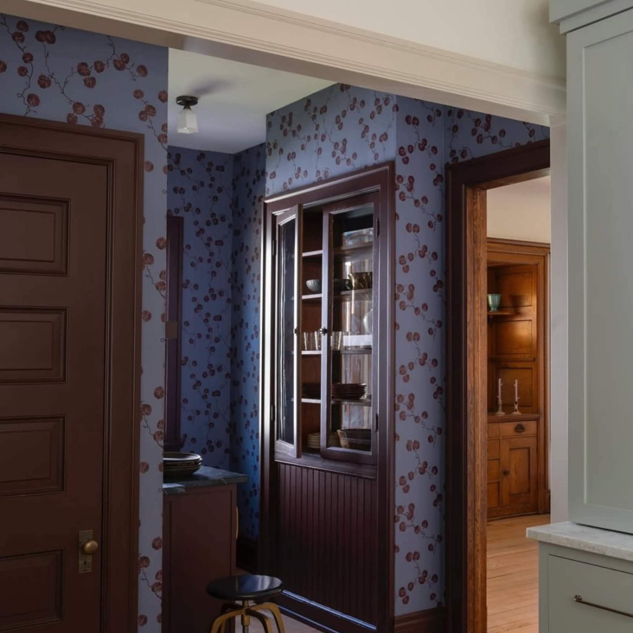 Raglan Flush Mount Fine Bone China Ceiling Light