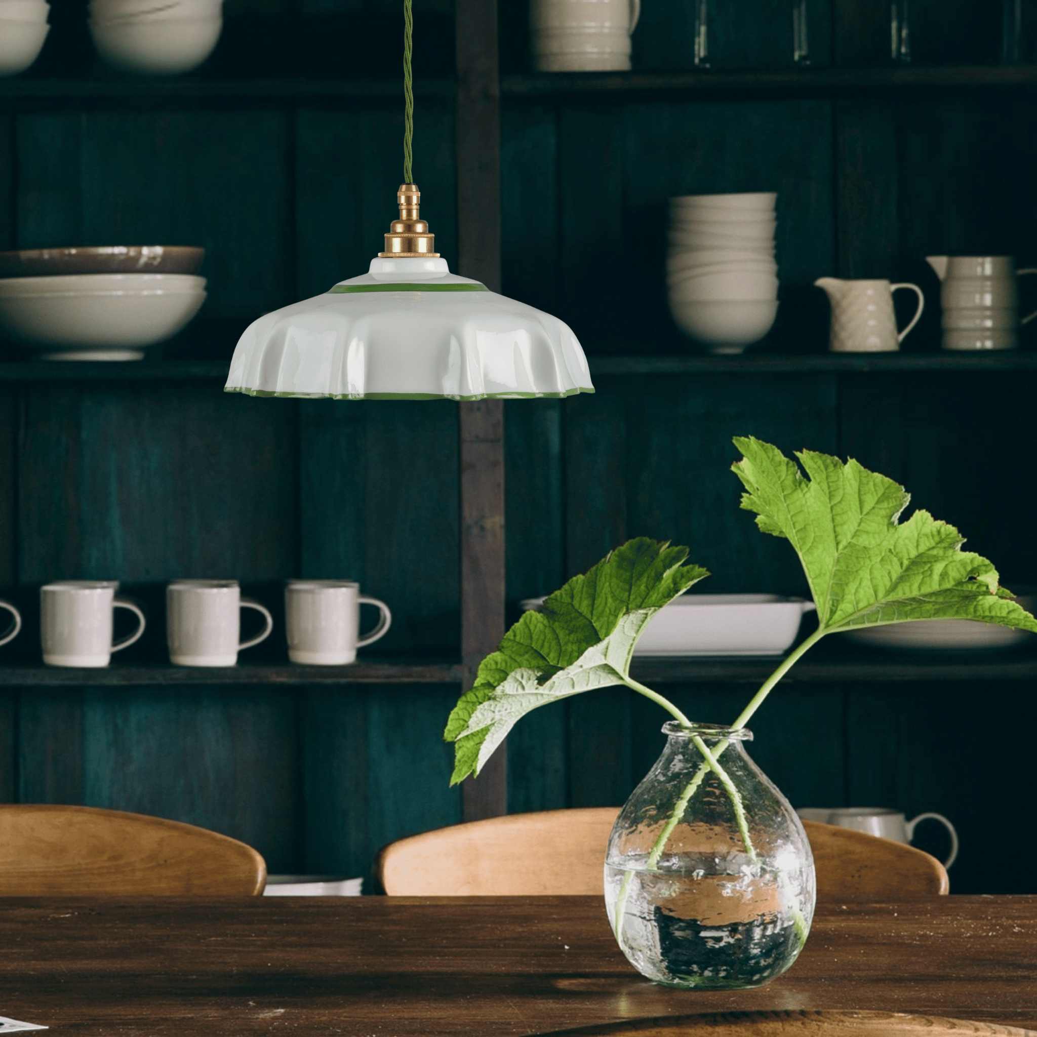 Campbell Hand-painted Trim Pendant