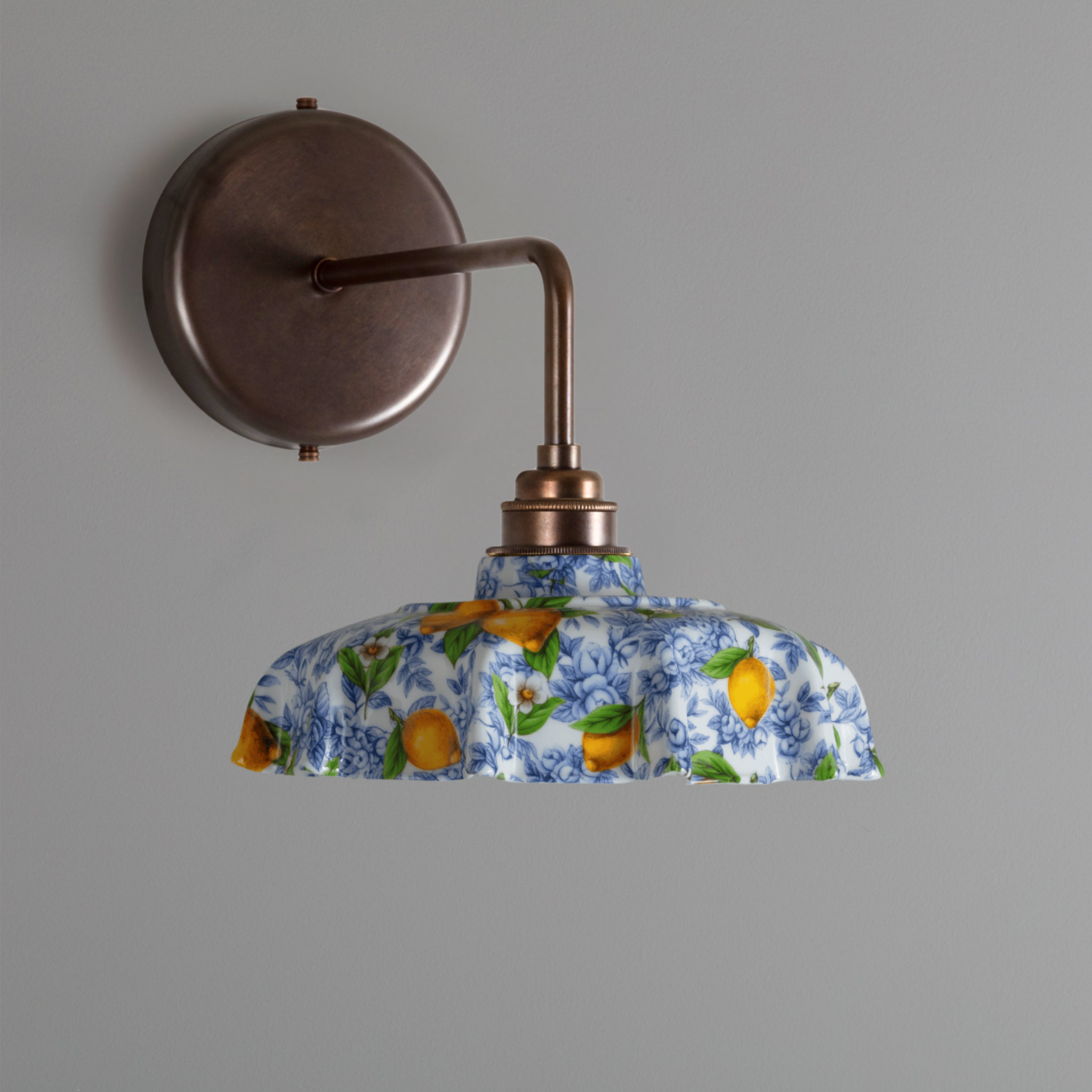 Campbell Citroens d'Azur Pattern Wall Light
