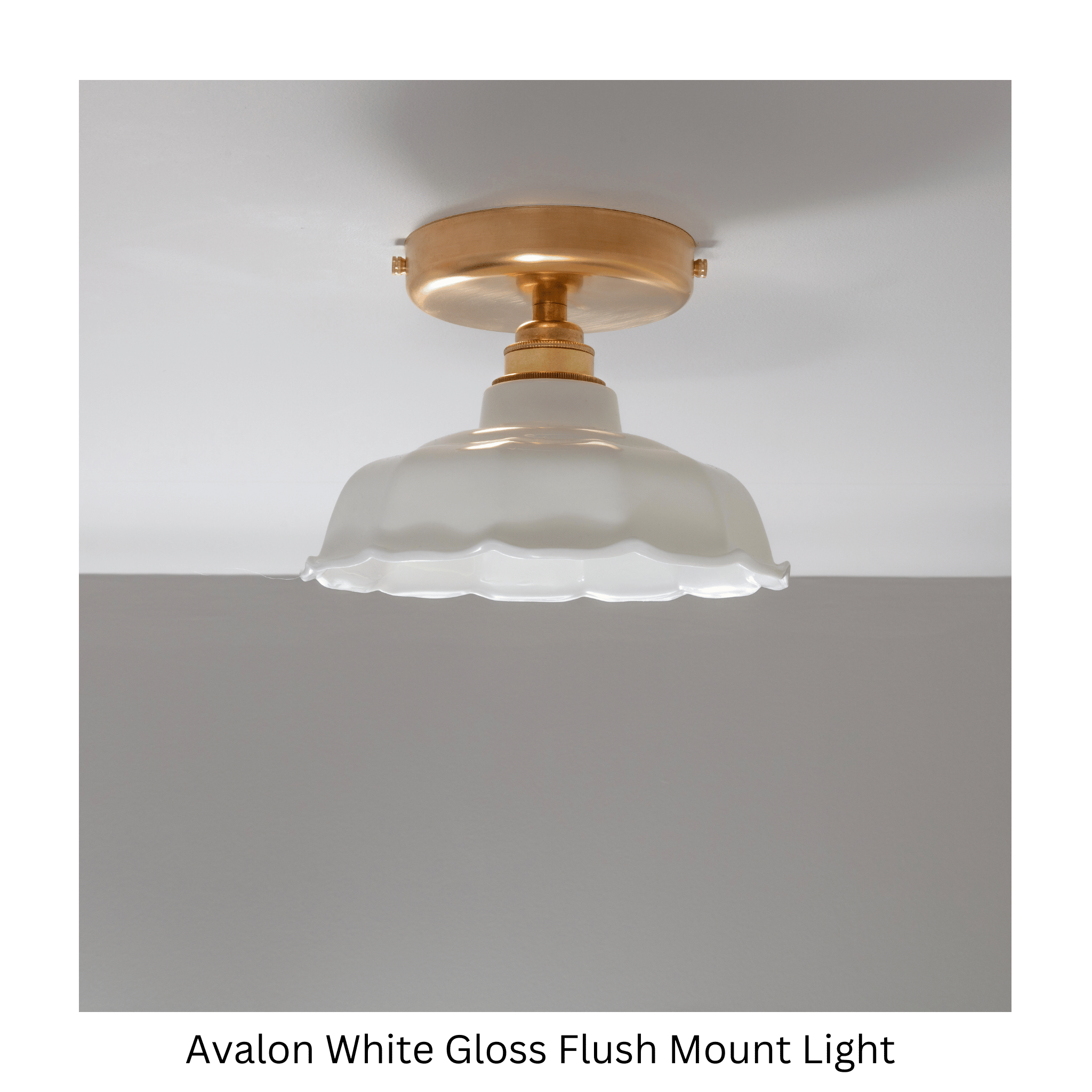 BATHROOM Avalon Plain Flush Mount Light