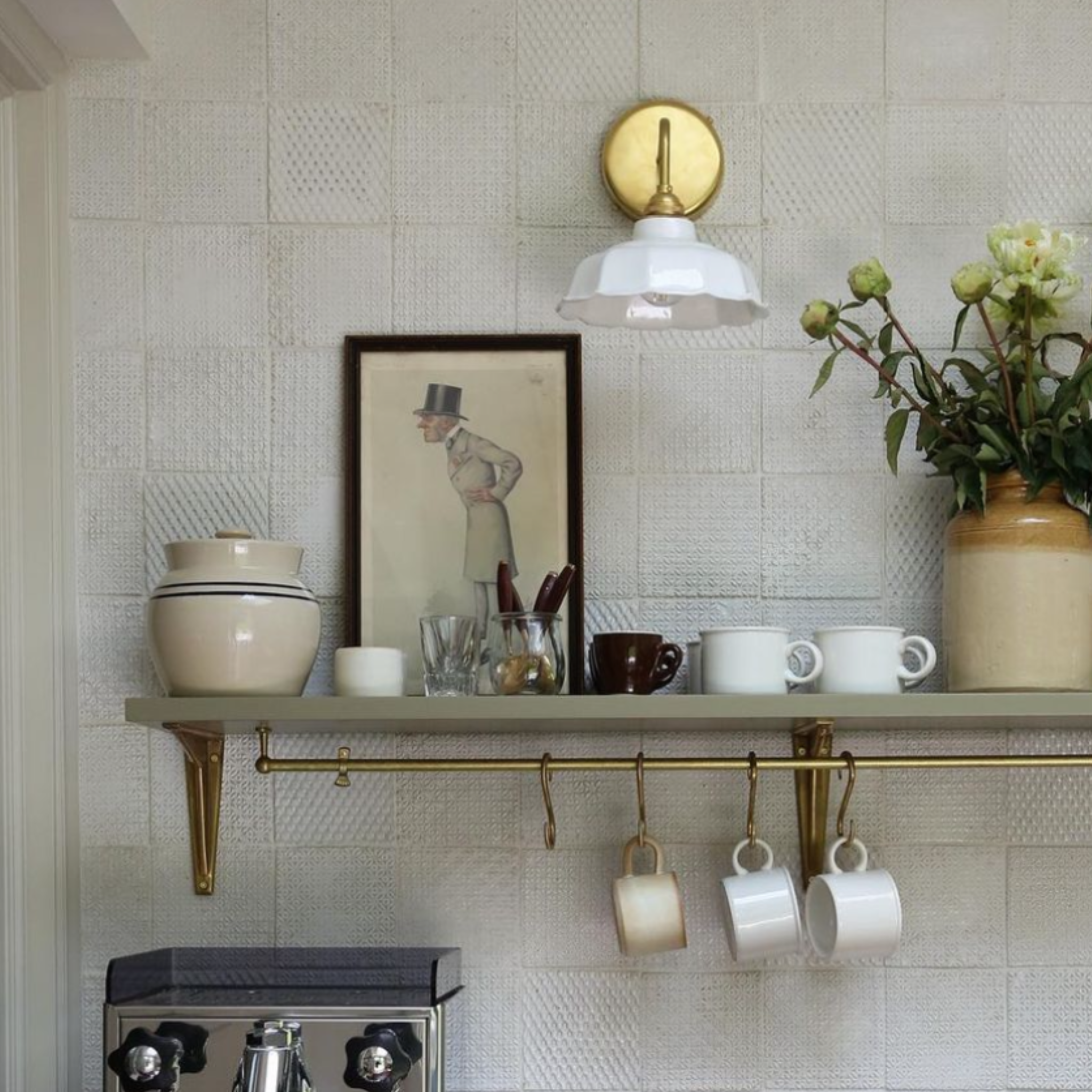 Avalon White Wall Light
