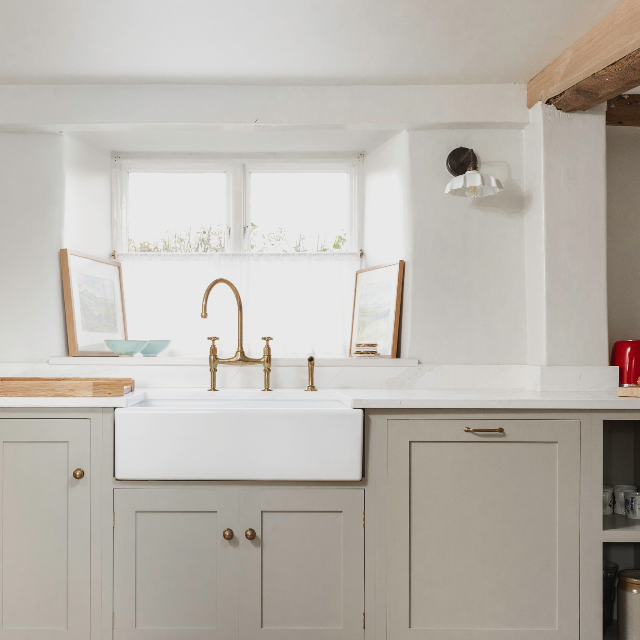 Campbell Fine Bone China Wall Light - White